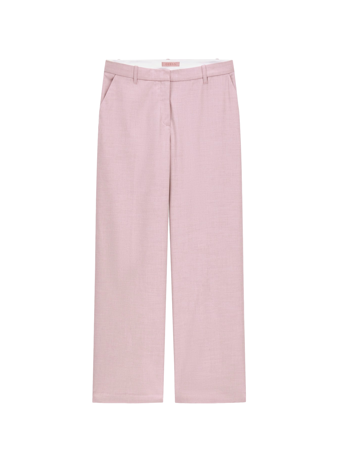 Wide-leg trousers GUESS Pink