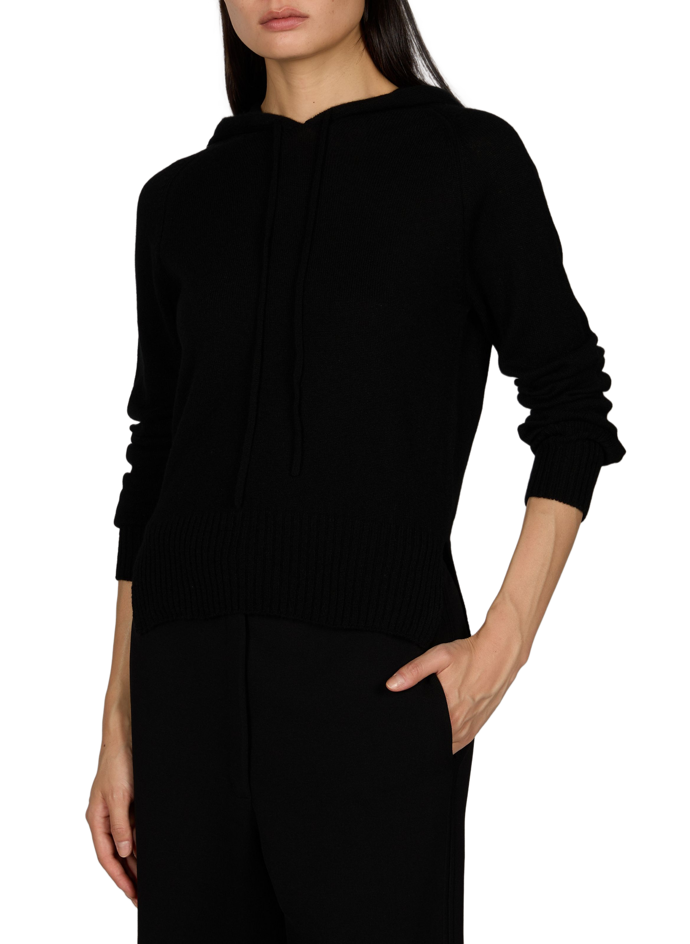 Cashmere Hooded Sweater SIMONE ROCHA Black