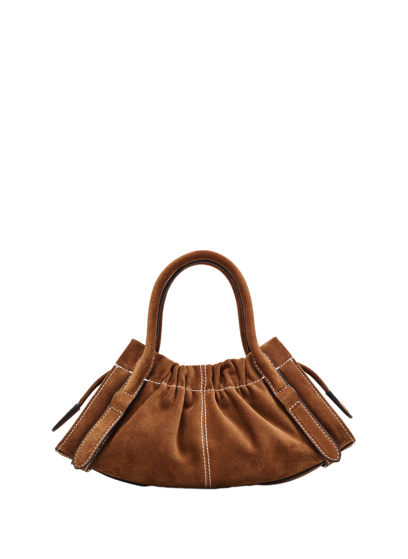 Handtasche Suede Cristina Small Satchel MARC JACOBS Braun