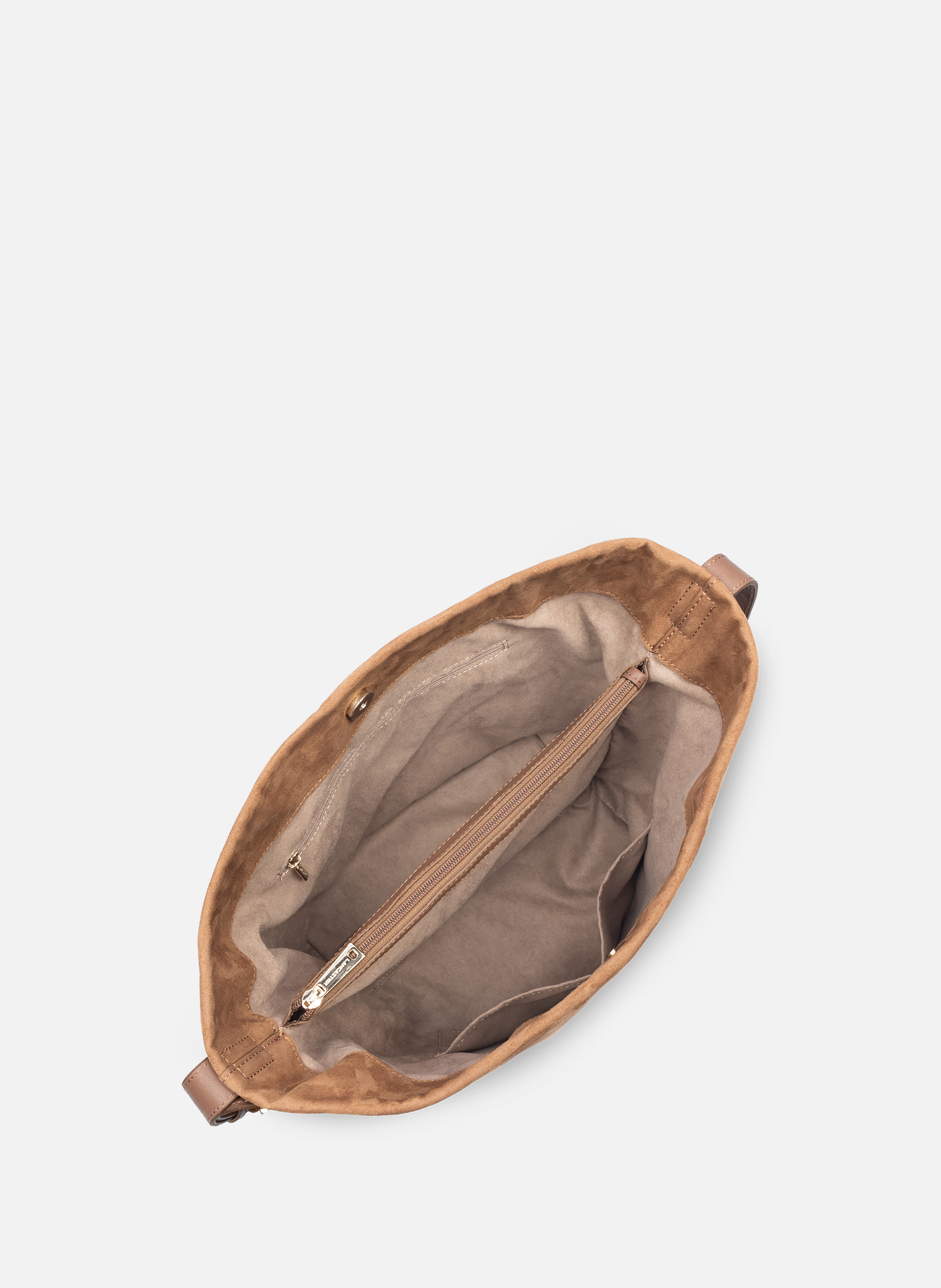 Grand sac seau - suède | Marron LANCASTER Femme