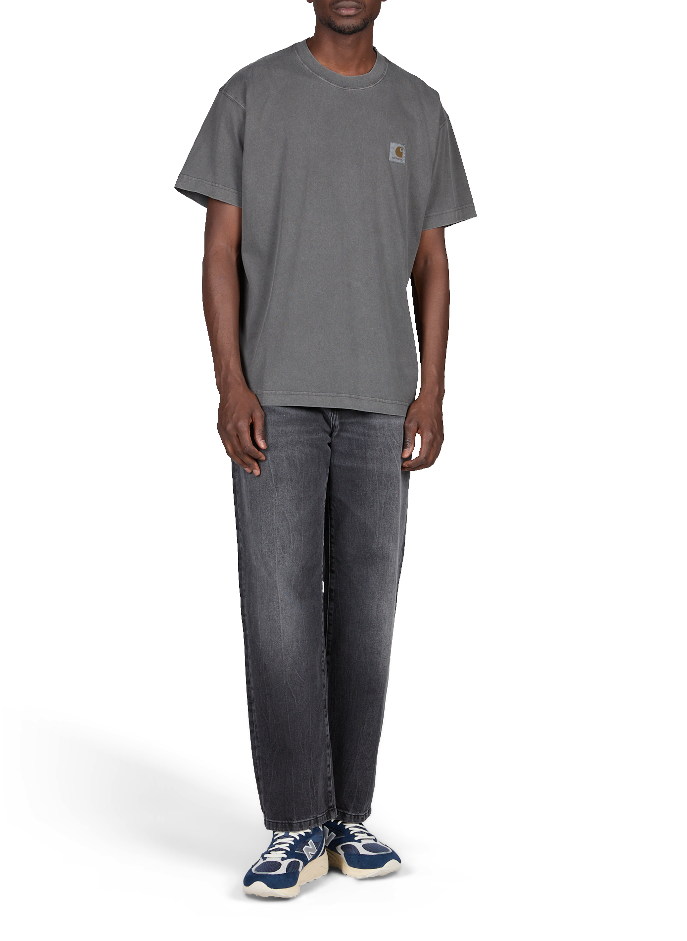 Jean large à cinq poches en coton CARHARTT WIP Noir