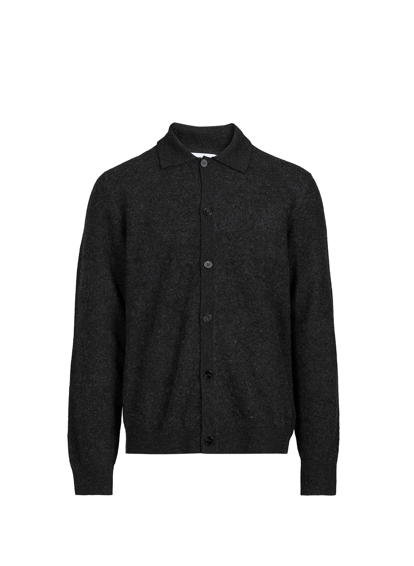 Solid wool cardigan SAMSOE SAMSOE Grey