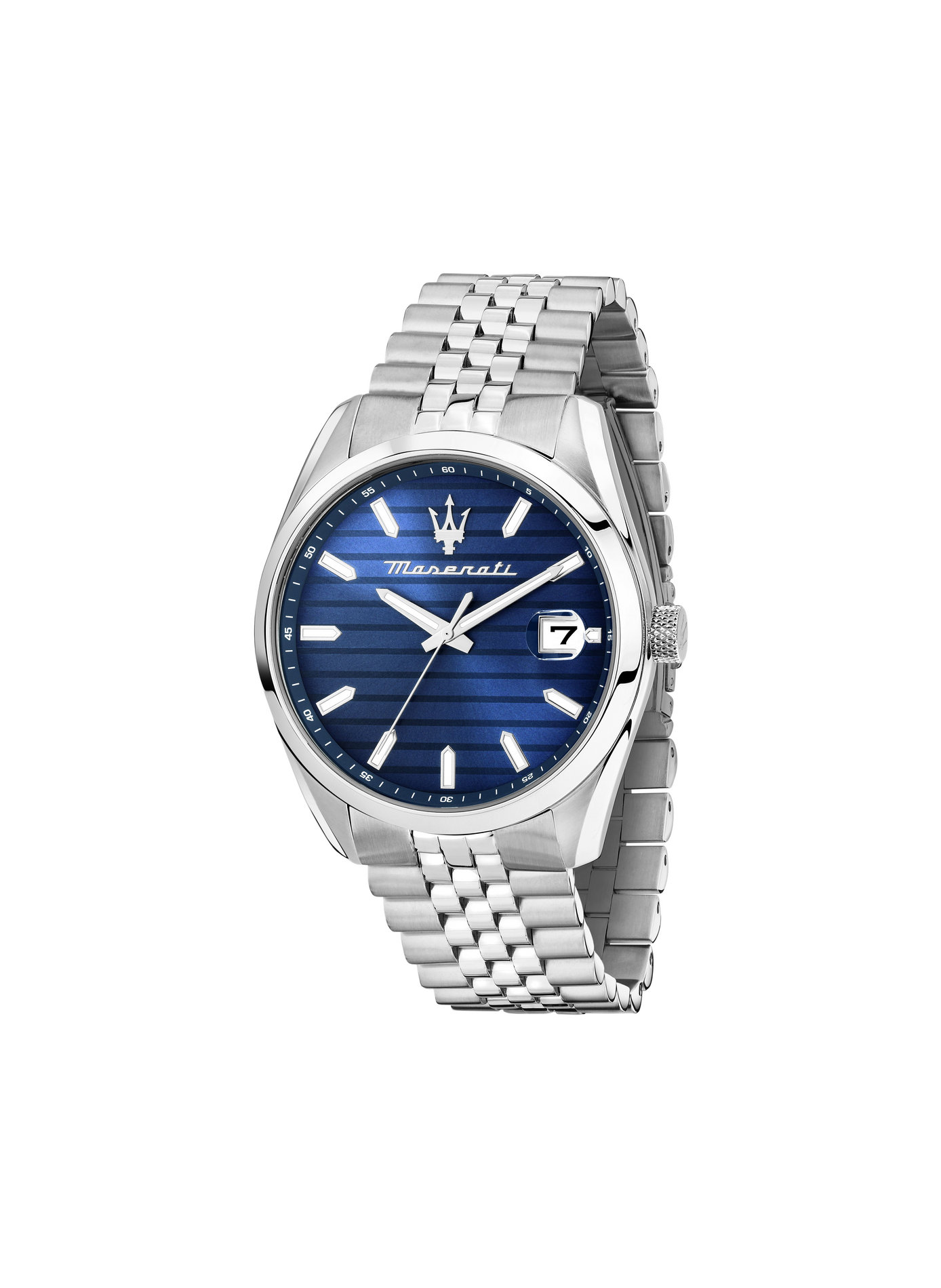 Montre quartz en acier inoxydable MASERATI Bleu