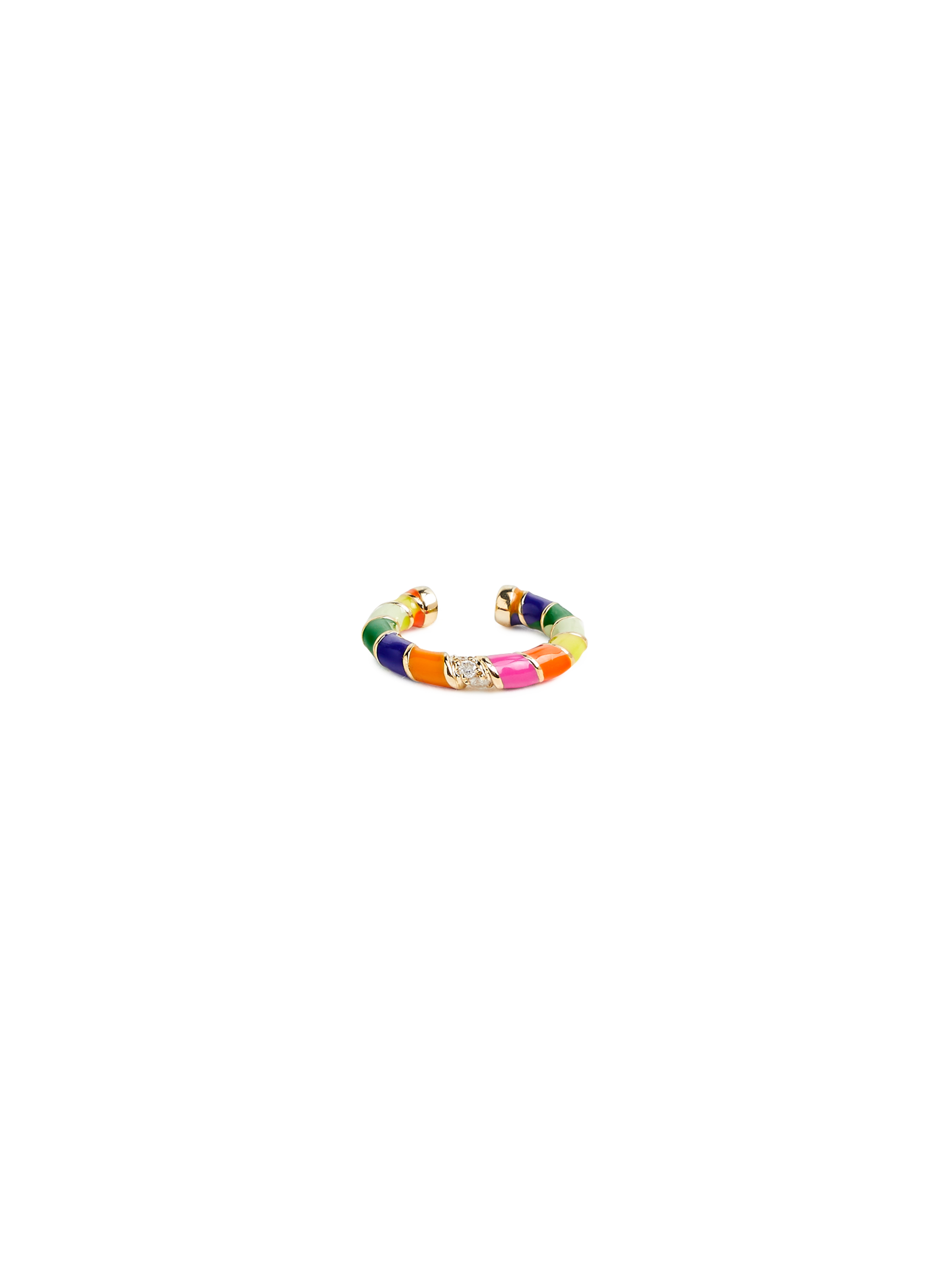 YVONNE LÉON Earcuff arc-en-ciel Multicolore