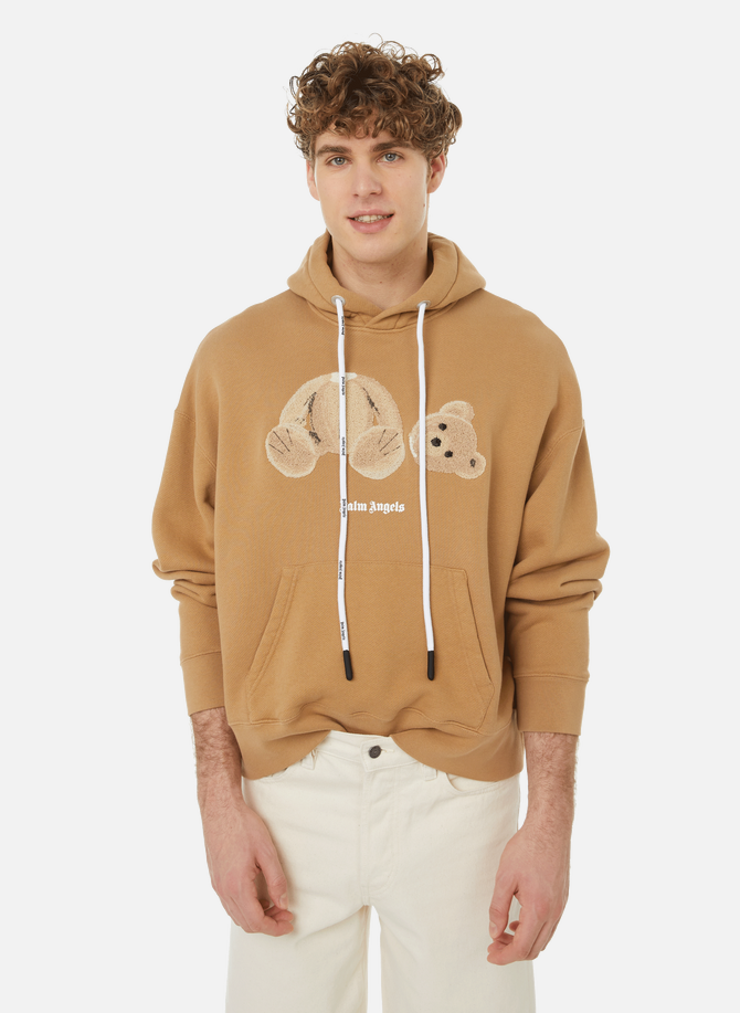 Oversized cotton hoodie PALM ANGELS