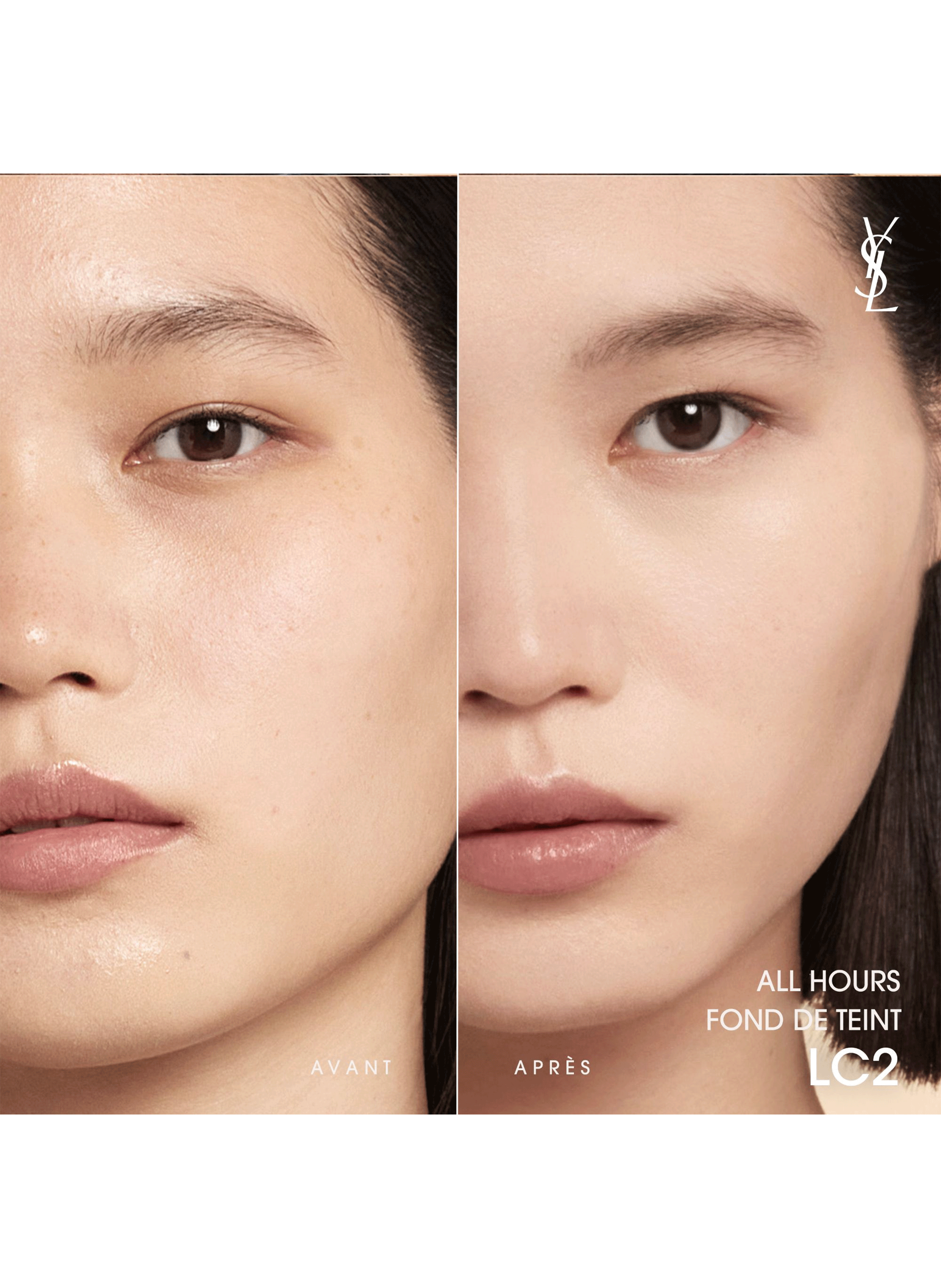 Yves Saint Laurent 24h full-coverage luminous matt foundation Lc2