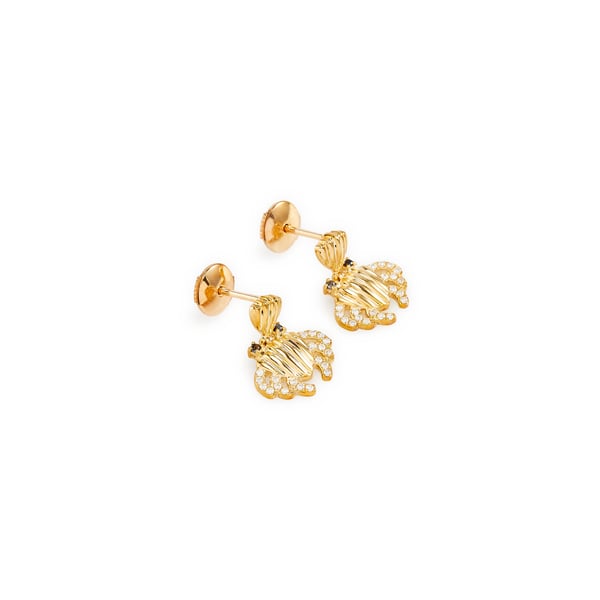 Boucle d'oreilles en or jaune