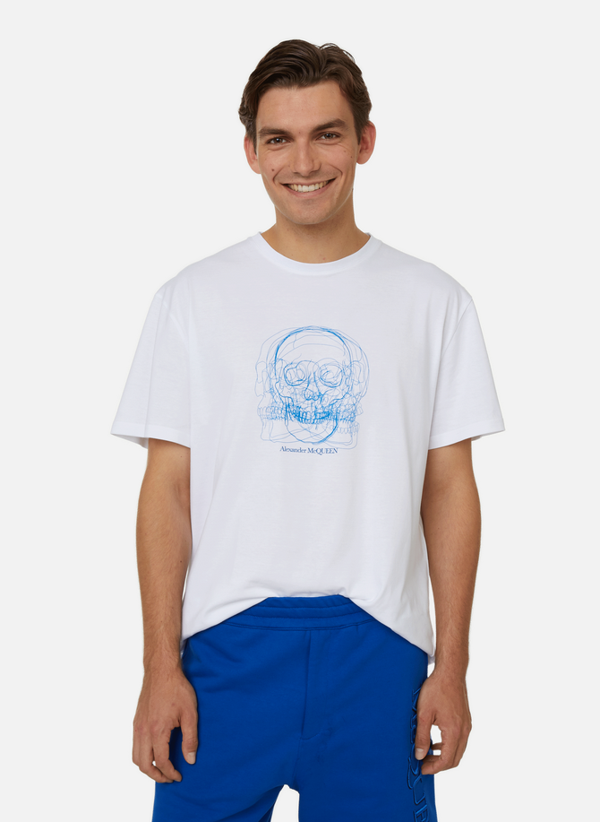 ALEXANDER MCQUEEN T-Shirt aus Baumwolle mit Schriftzug