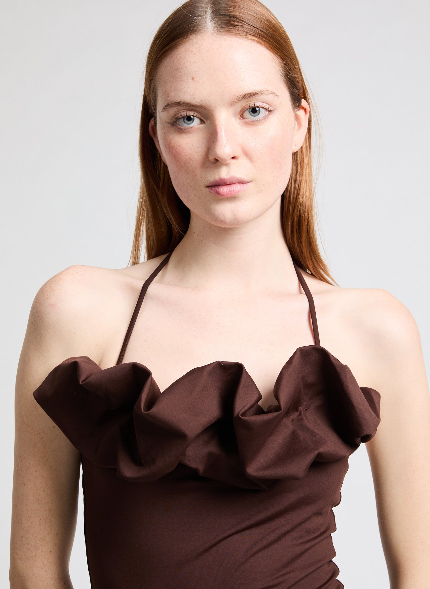 Aurora two-piece swimsuit Brown