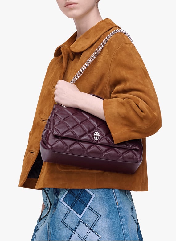 Sac à main Le Quilted Dual Convertible Shoulder Bag | Rouge by MARC JACOBS Sac à main Le Quilted Dual Convertible Shoulder Bag Rouge