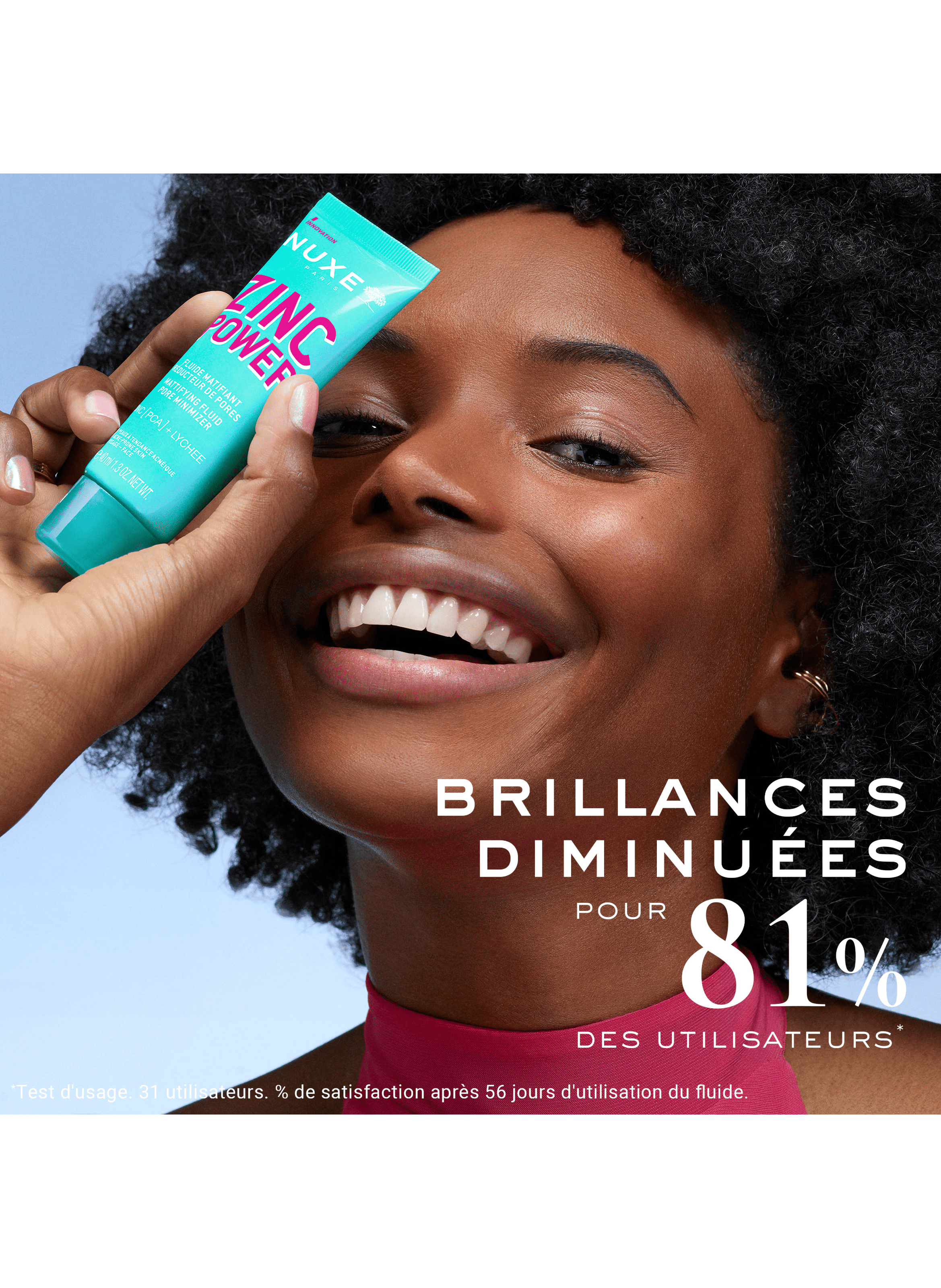 Zinc Power - Pore-Reducing Mattifying Fluid NUXE No color