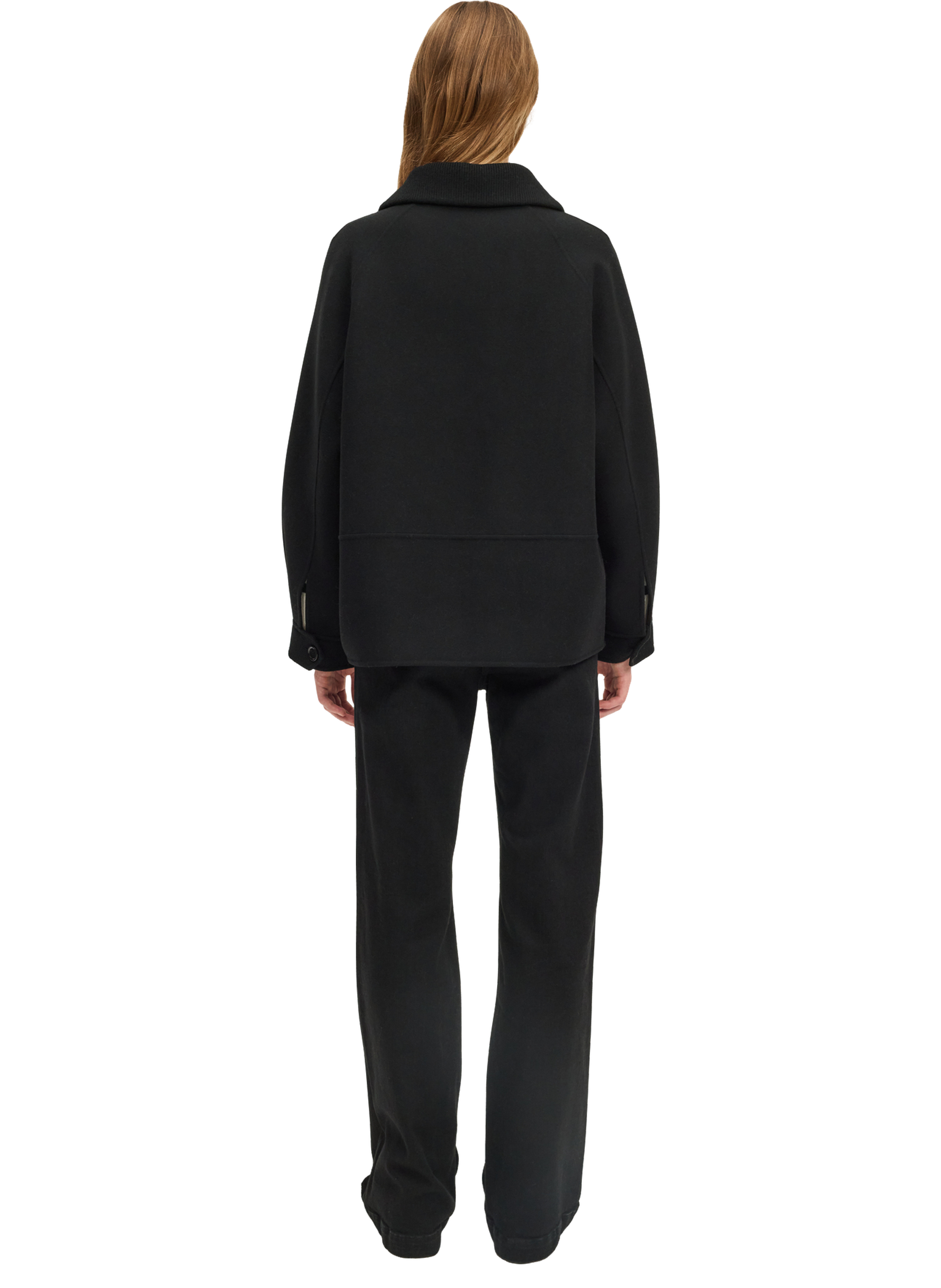 Blouson en laine double face - maelia PABLO Noir