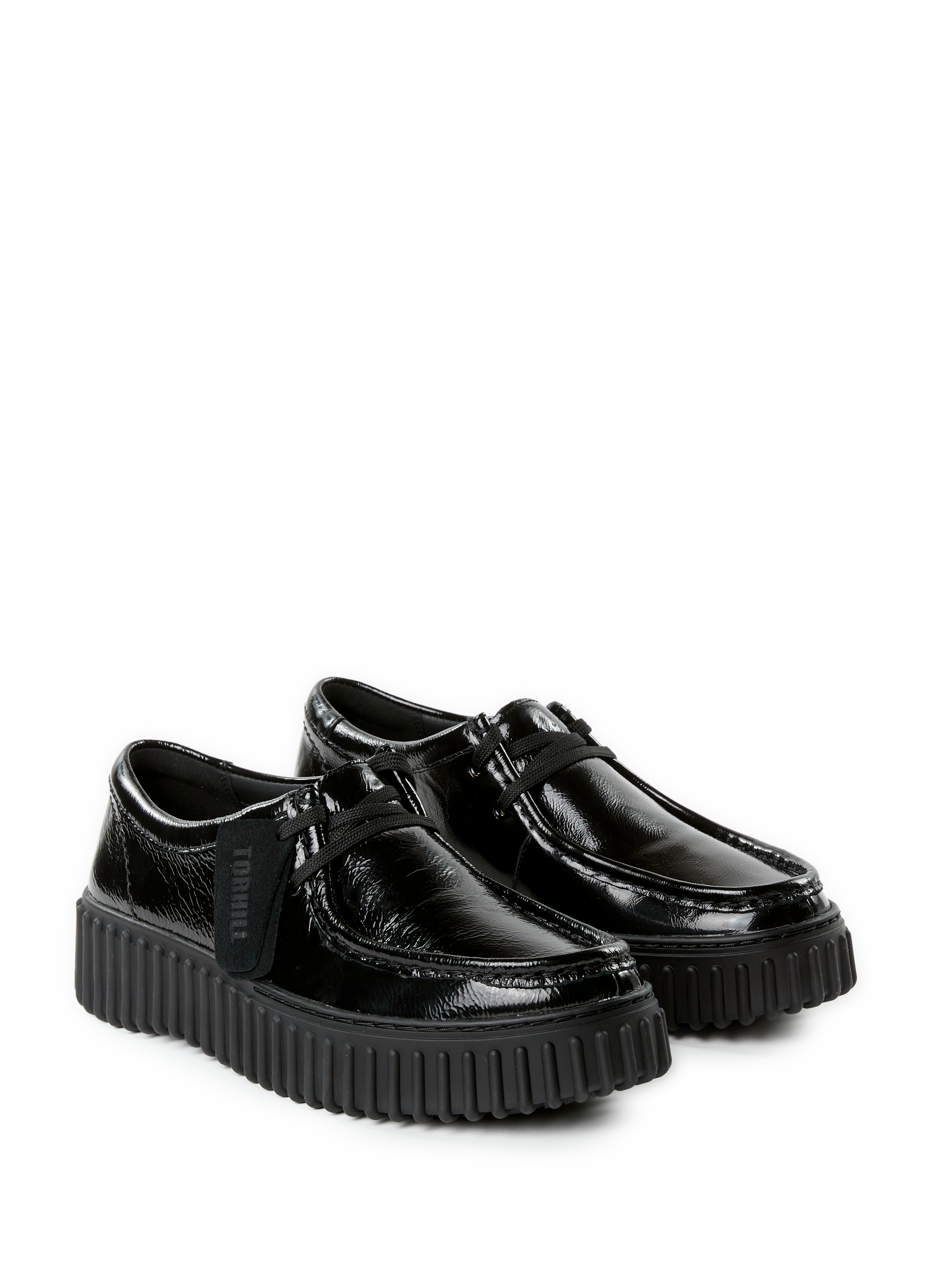 Patent leather moccasins CLARKS Black