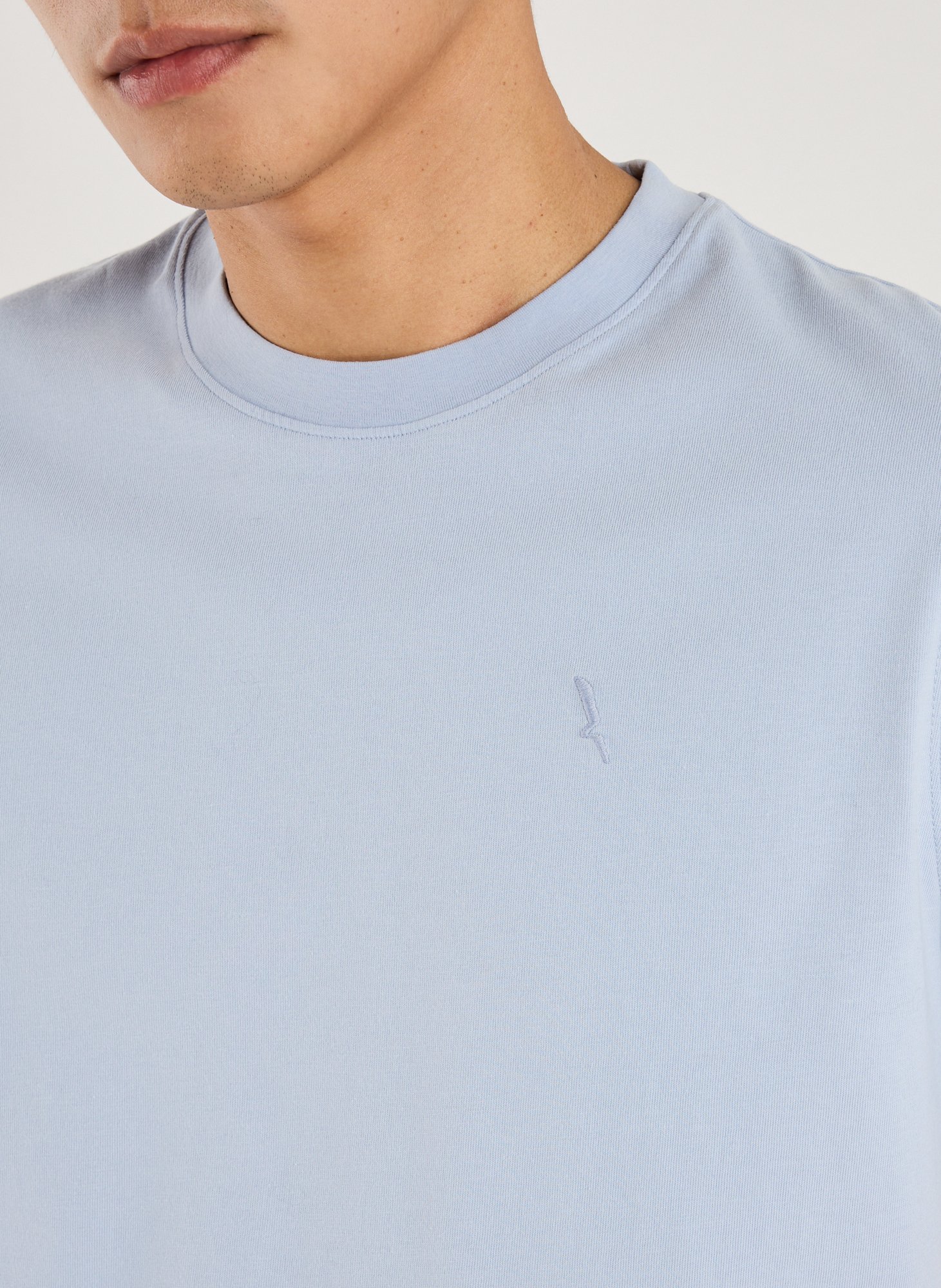 T-shirt manches courtes en coton AIGLE Bleu