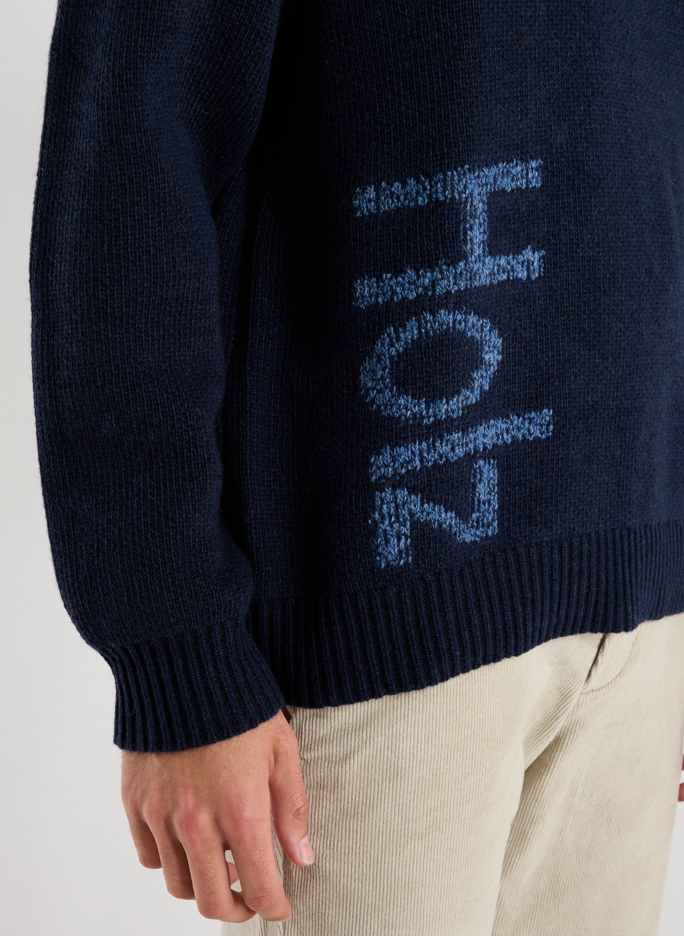 Pull Haza en laine mélangée HOLZWEILER Bleu