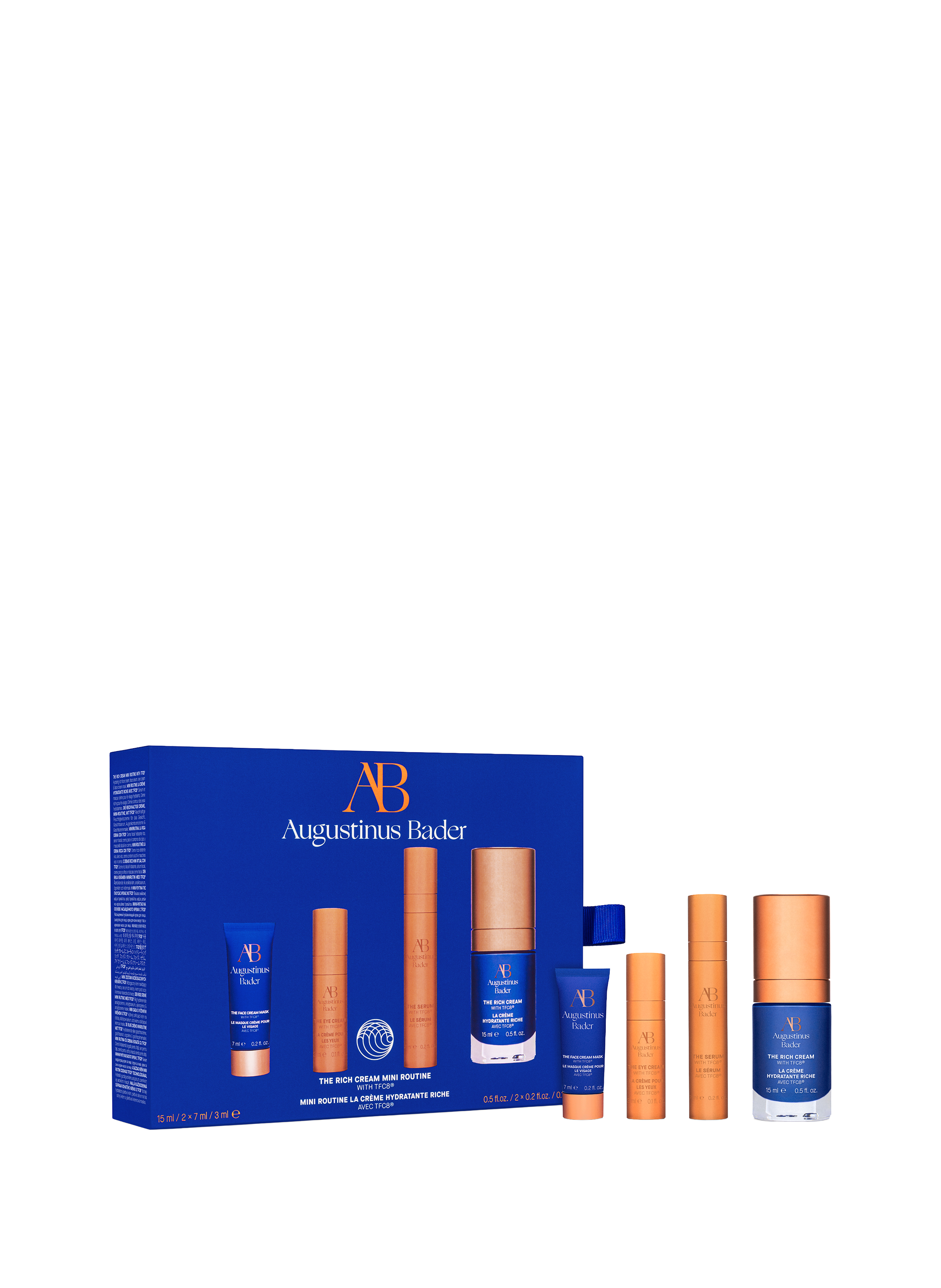 AUGUSTINUS BADER The Mini Routine The Rich Hydrating Cream with TFC8® No color