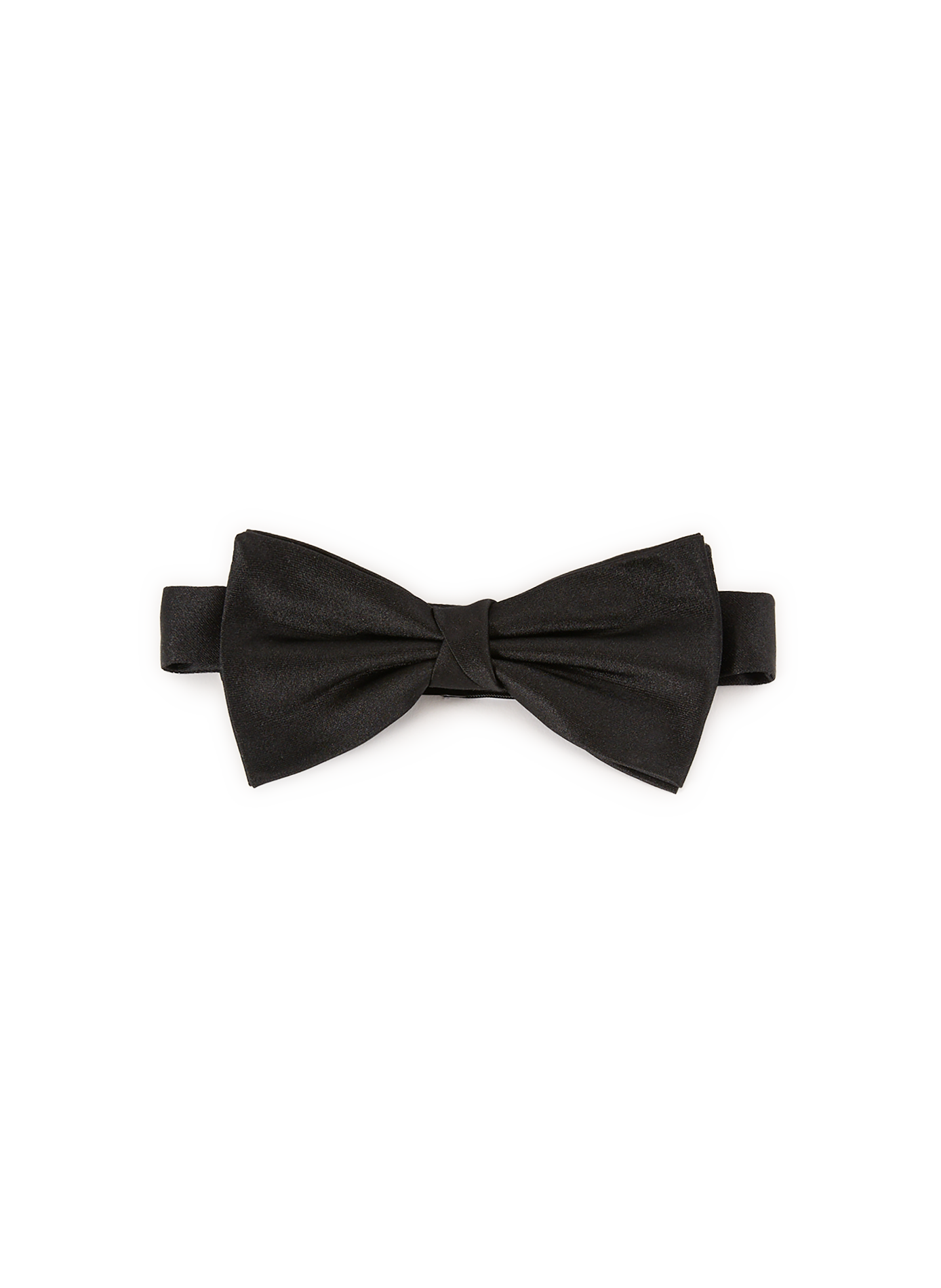 AU PRINTEMPS PARIS Silk Bow Tie Black