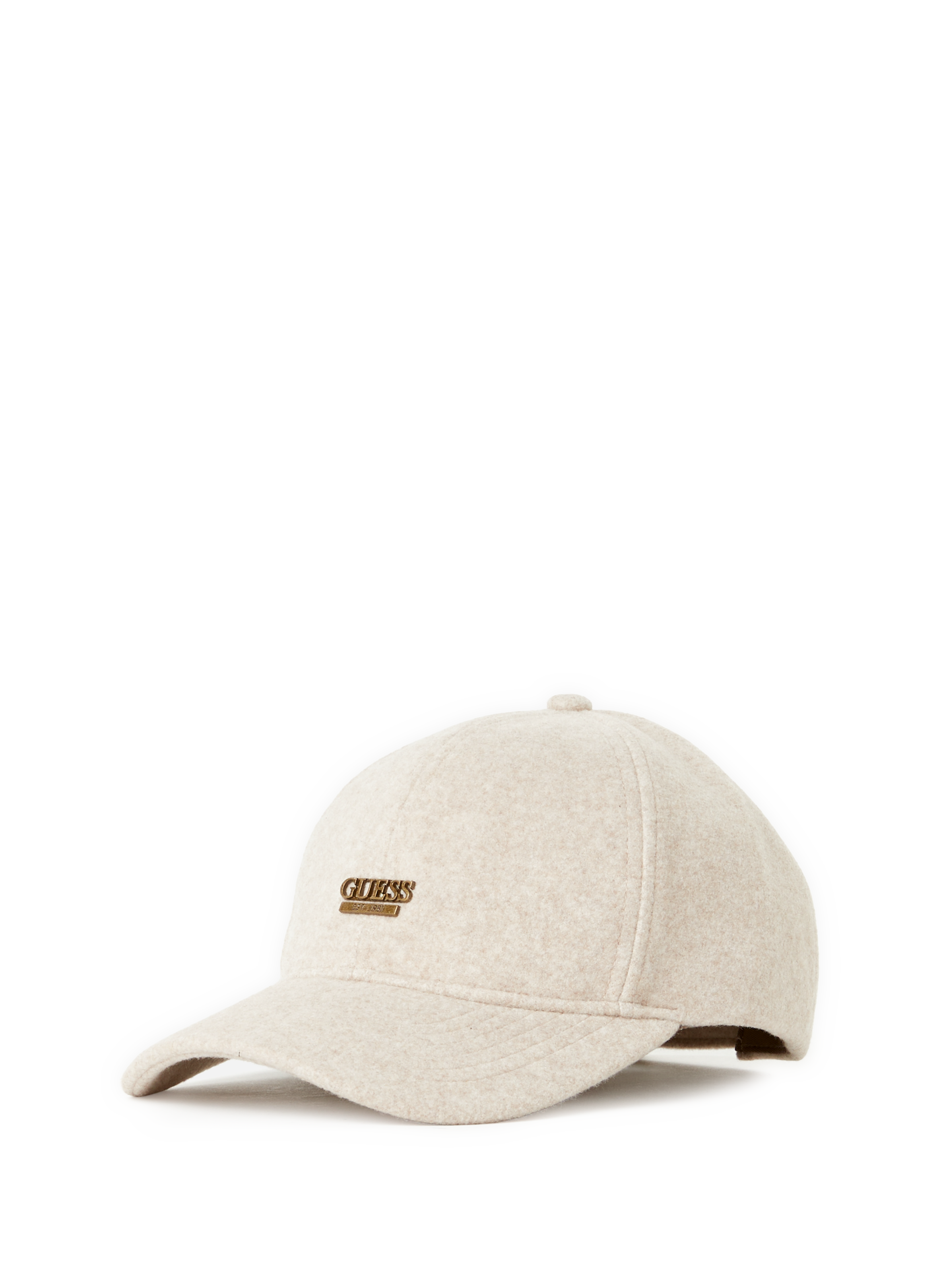 GUESS Embroidered logo Cap Brown