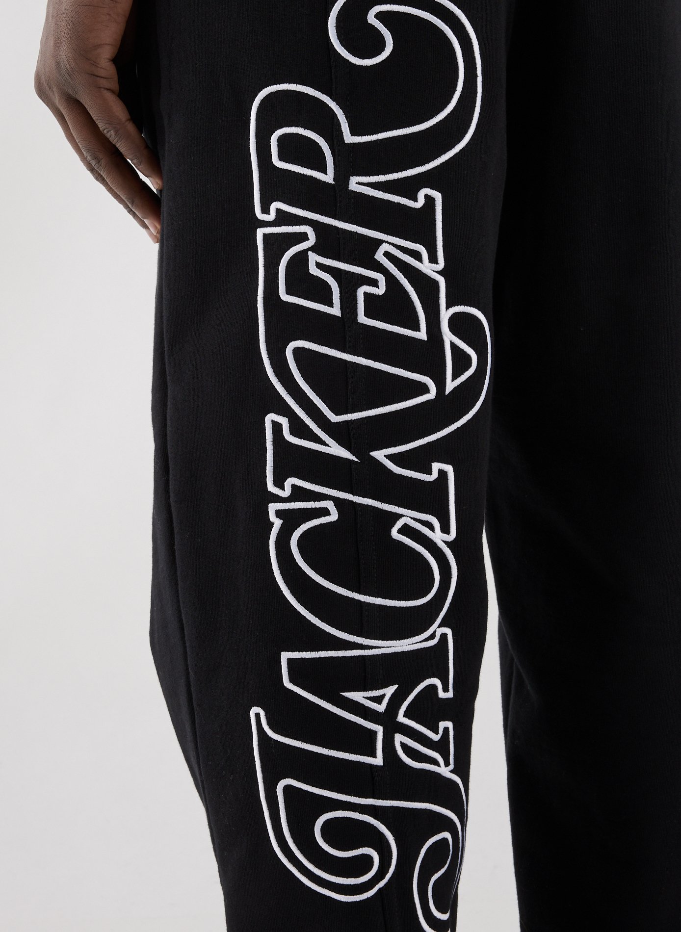 Loose cotton sweatpants JACKER. Black