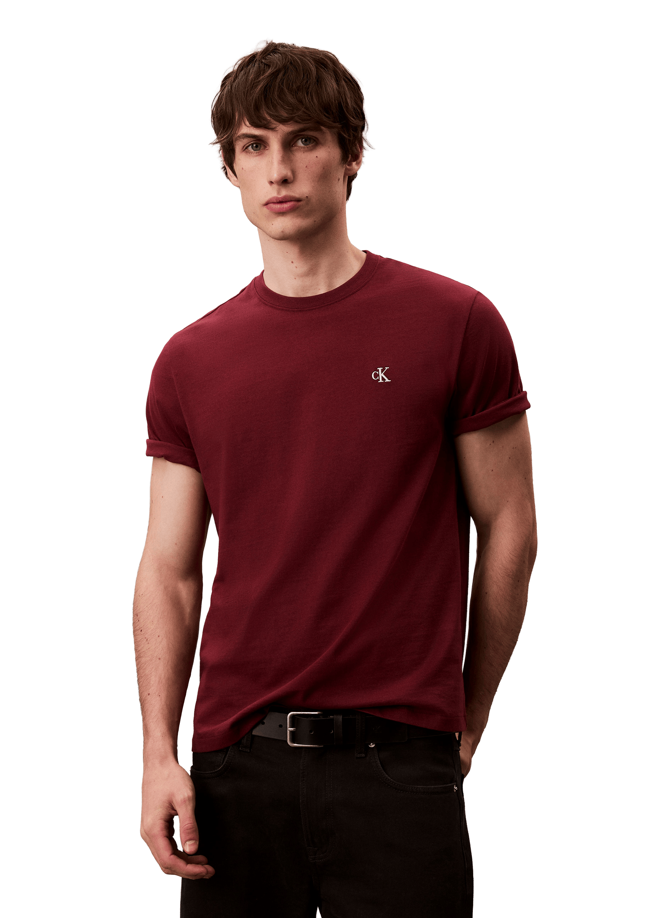 Classic Cotton T-Shirt CALVIN KLEIN Red