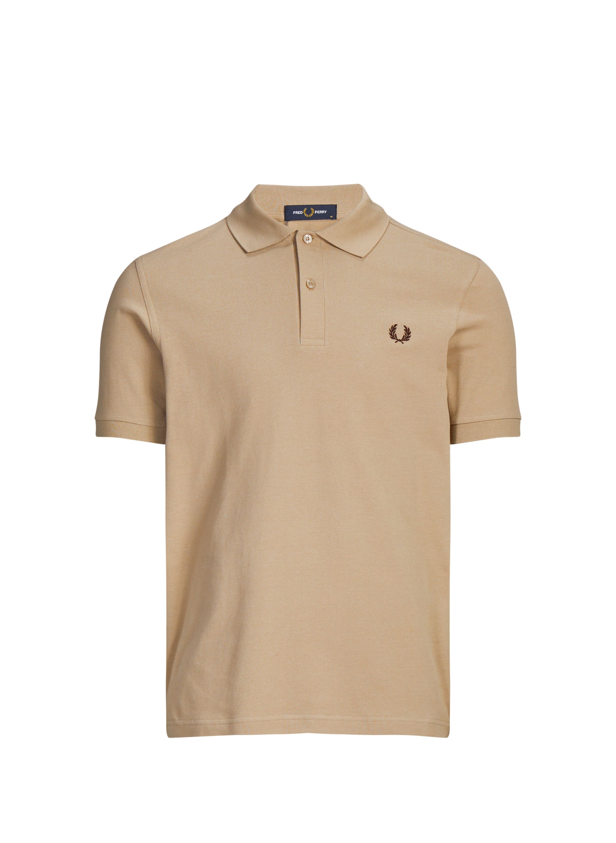 Cotton pique polo shirt FRED PERRY Beige