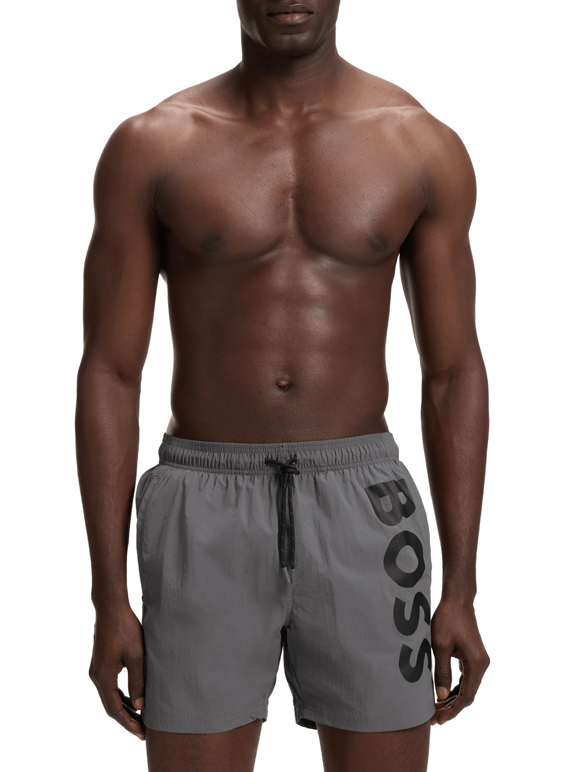 Logo swim shorts BOSS Grey