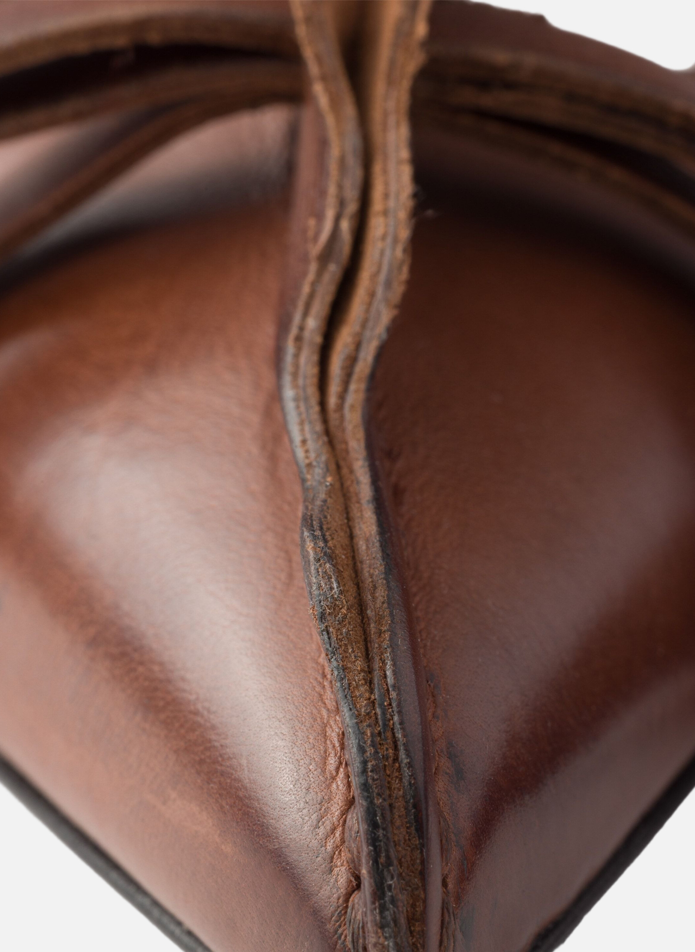 Escarpins à bride arrière en cuir PRADA Marron