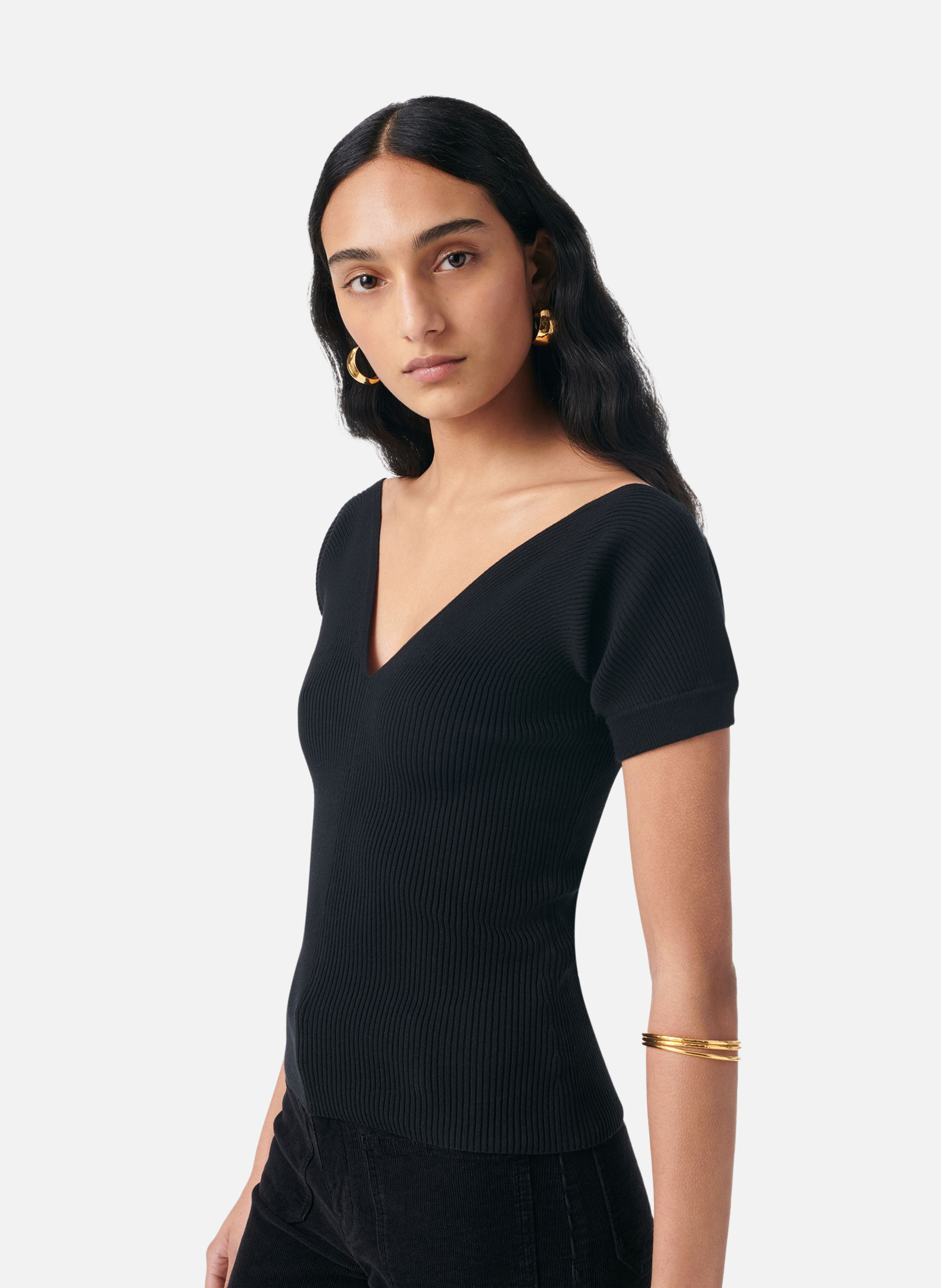 Top gabaret VANESSA BRUNO Noir