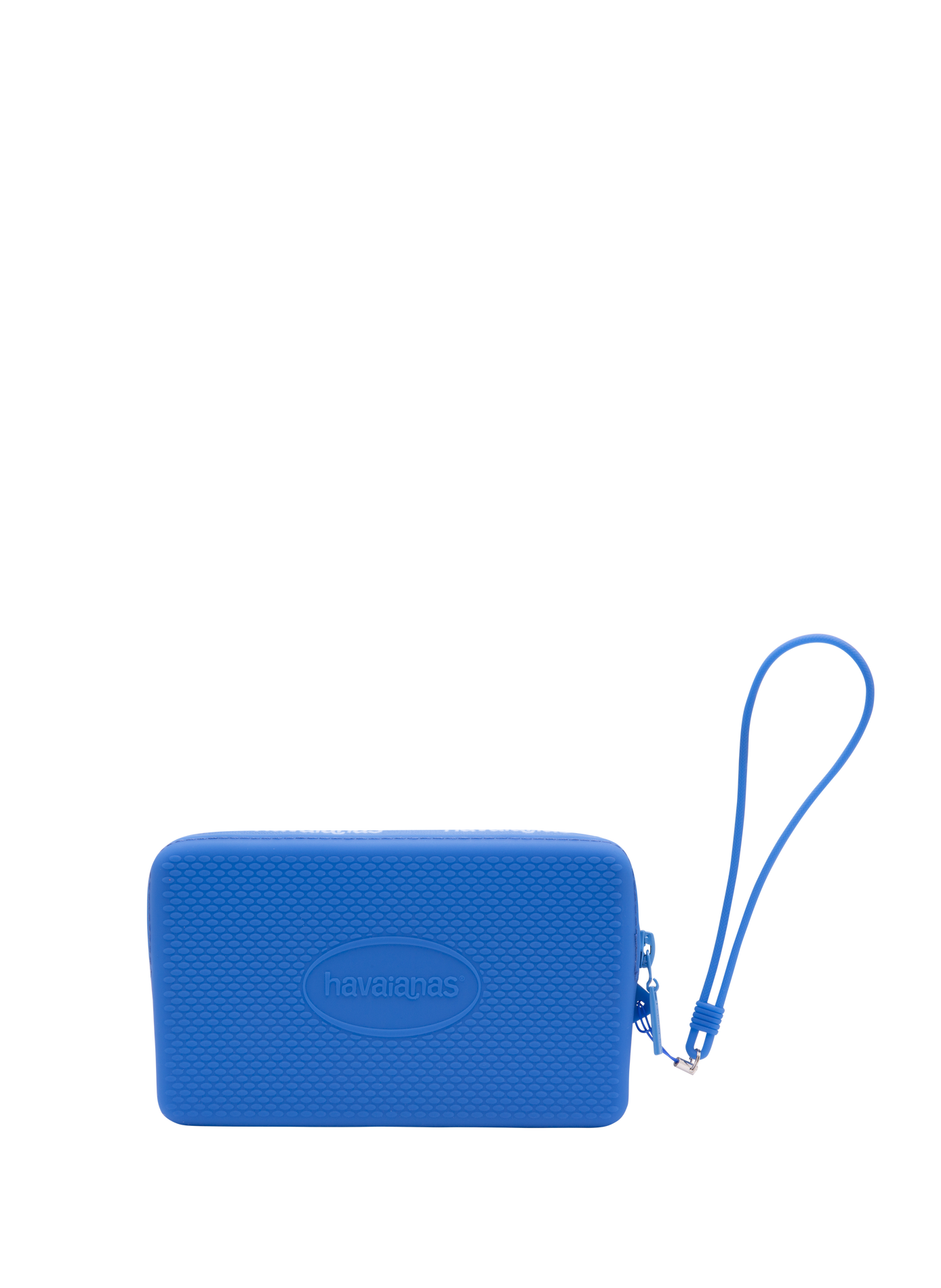 Textured silicone logo clutch HAVAIANAS Blue
