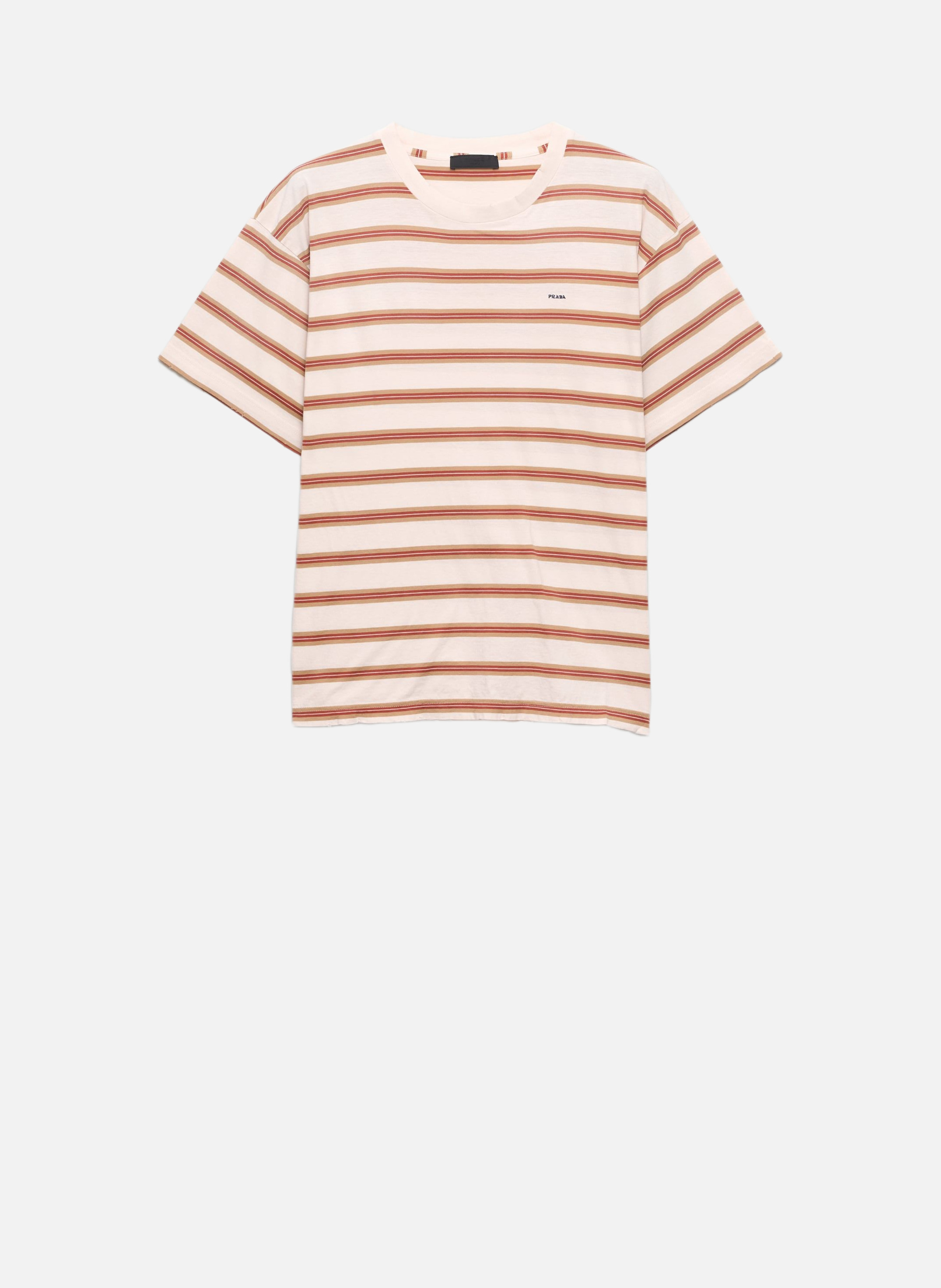 T-shirt en coton PRADA Rose