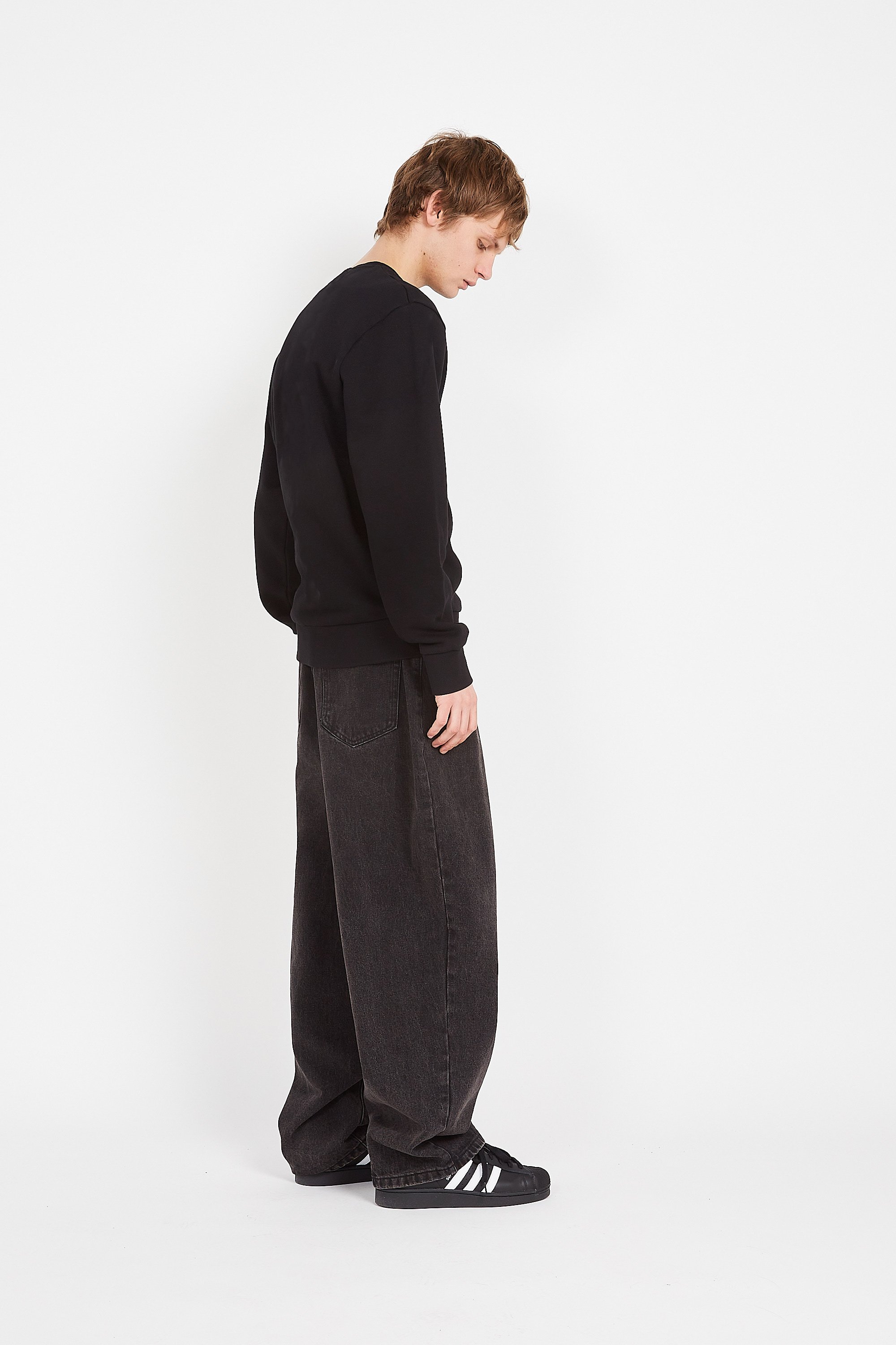 Sweatshirt script embroidery sweat CARHARTT WIP Noir