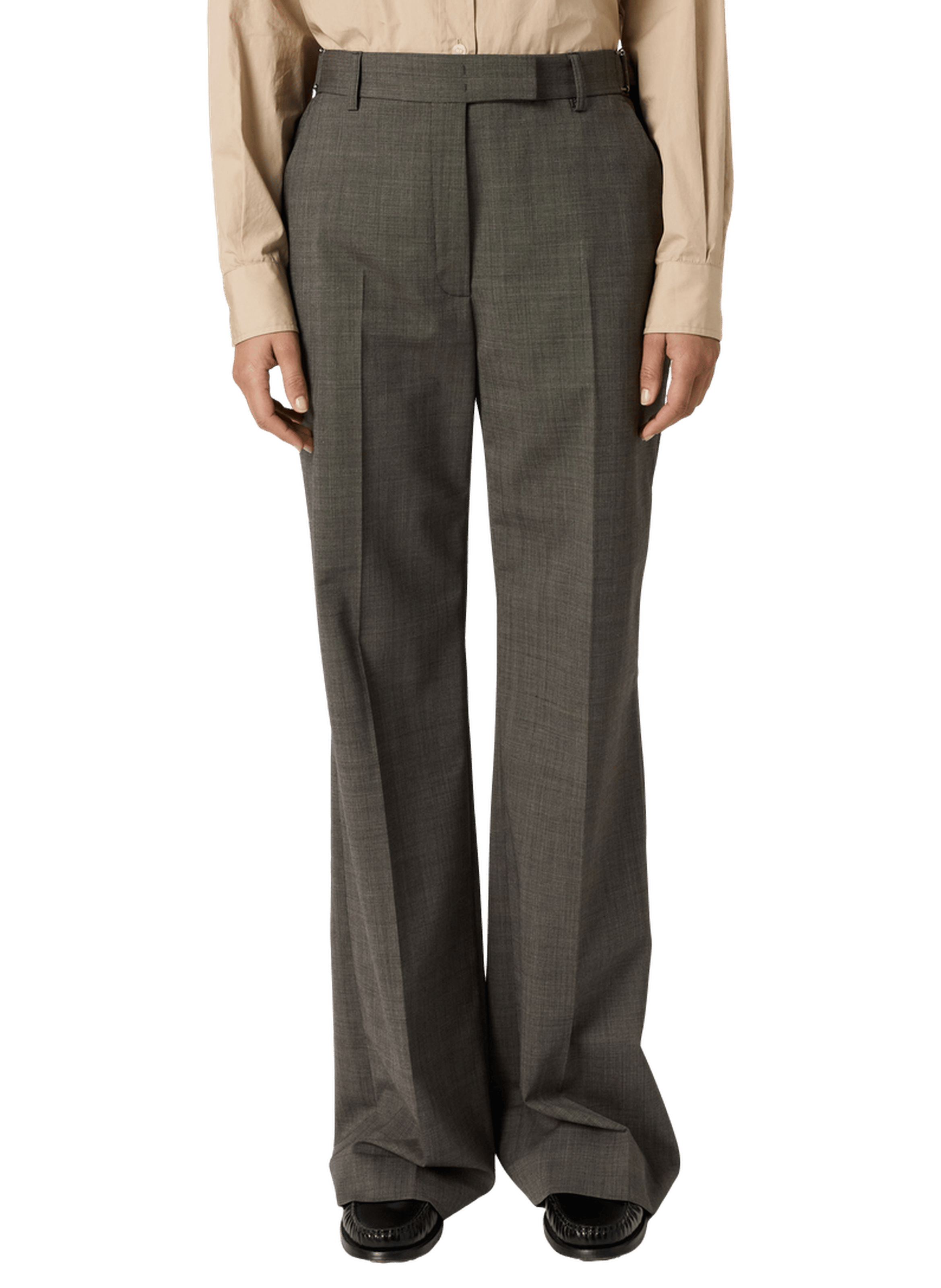 Pantalon droit imprimé fil à fil - aelya GERARD DAREL Marron