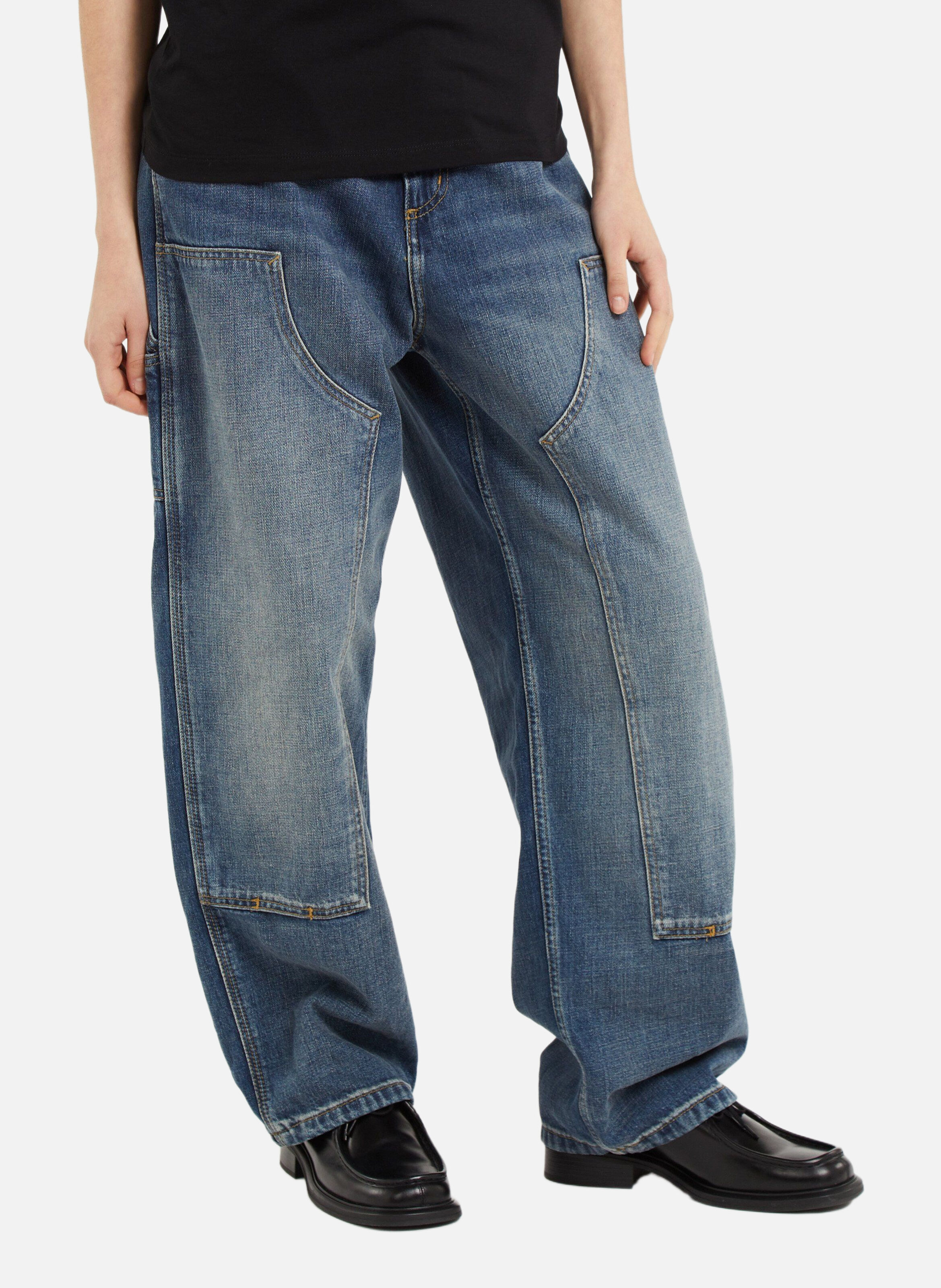 Jean w' brandon double knee pant CARHARTT WIP Bleu
