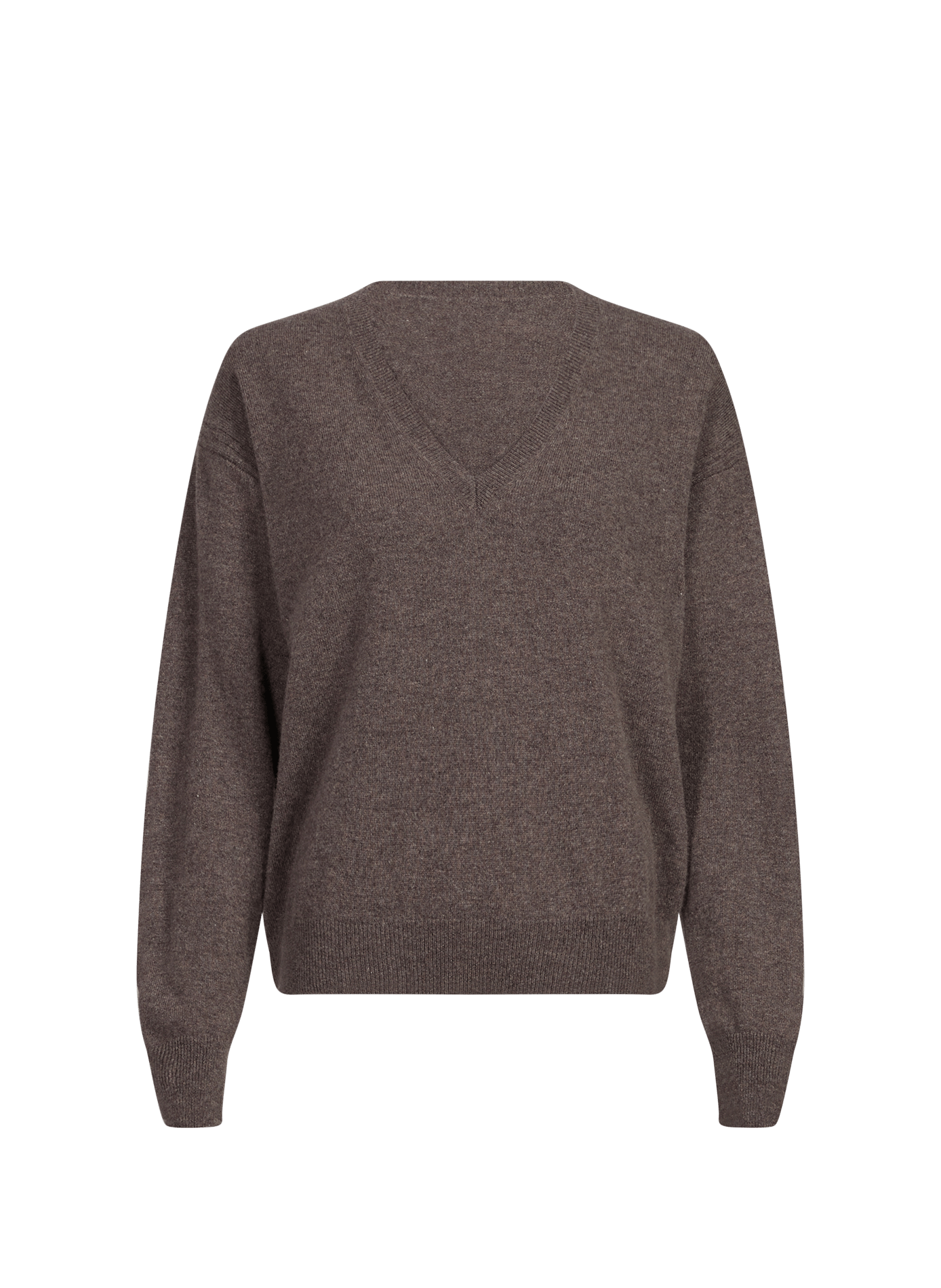Round neck straight cashmere sweater by Sevene SAISON 1865 Brown