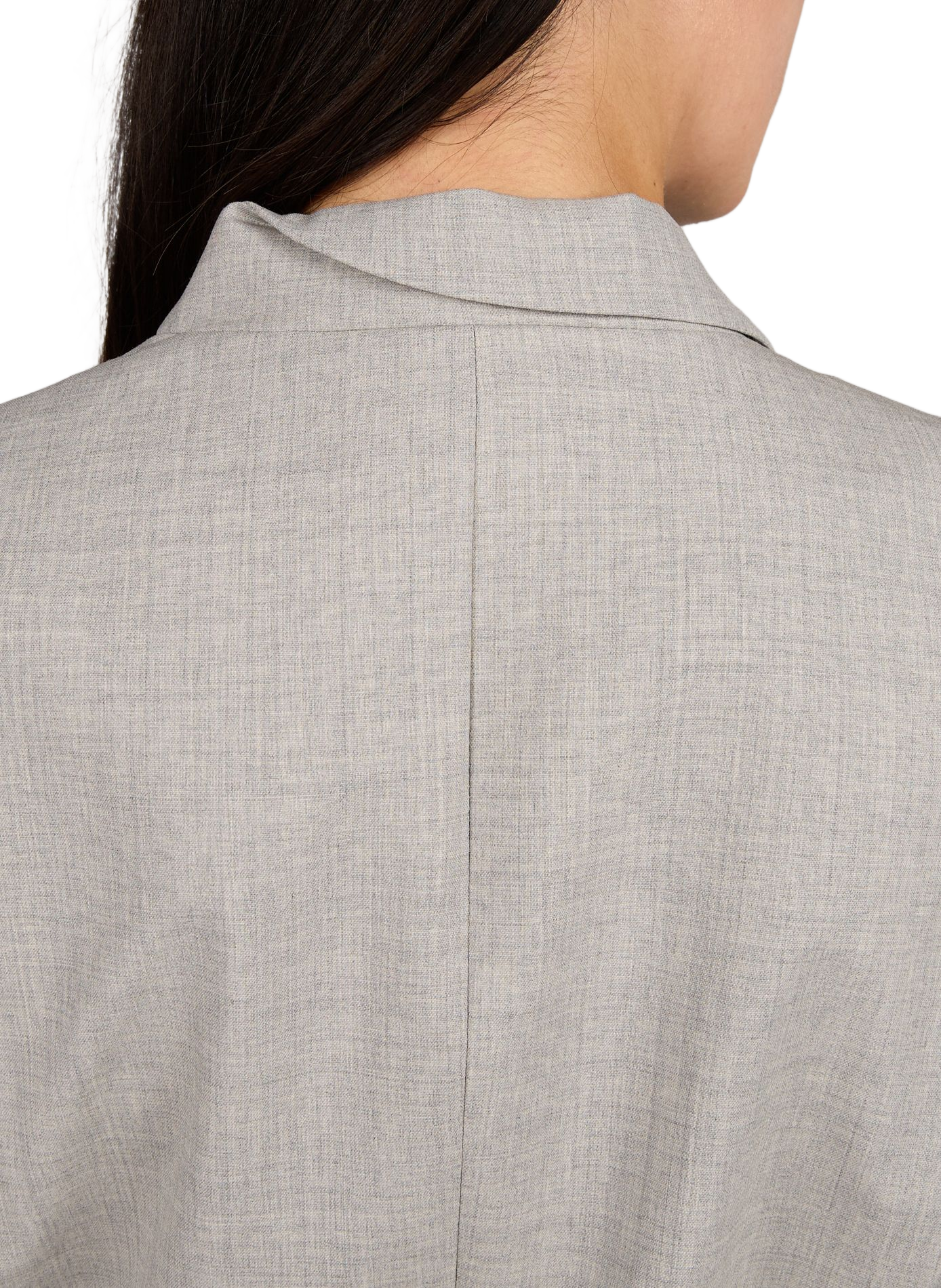Veste ajustée en laine mélangée A.W.A.K.E. MODE Gris