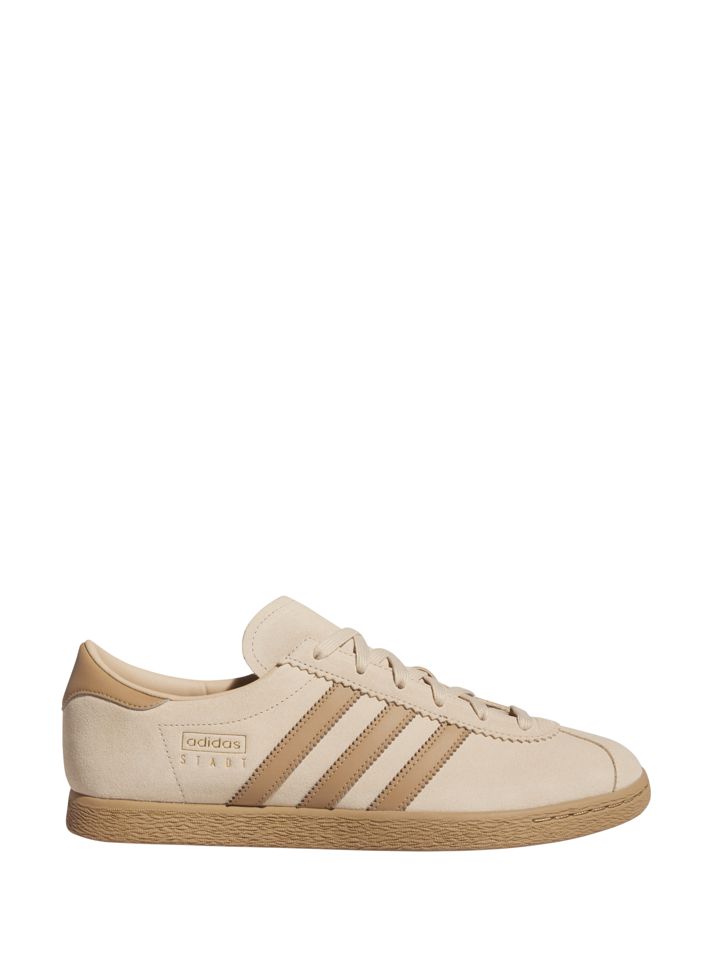 Baskets en cuir de vache ADIDAS Beige