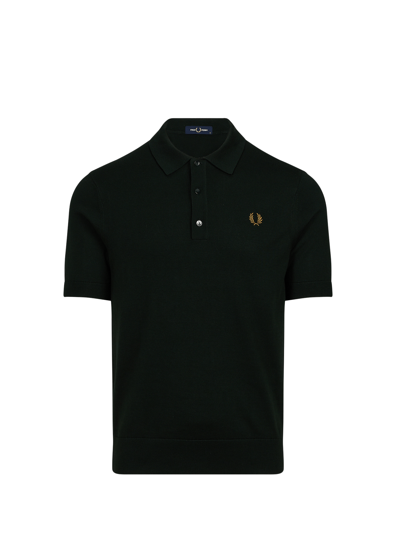 Short sleeve cotton polo shirt FRED PERRY Green