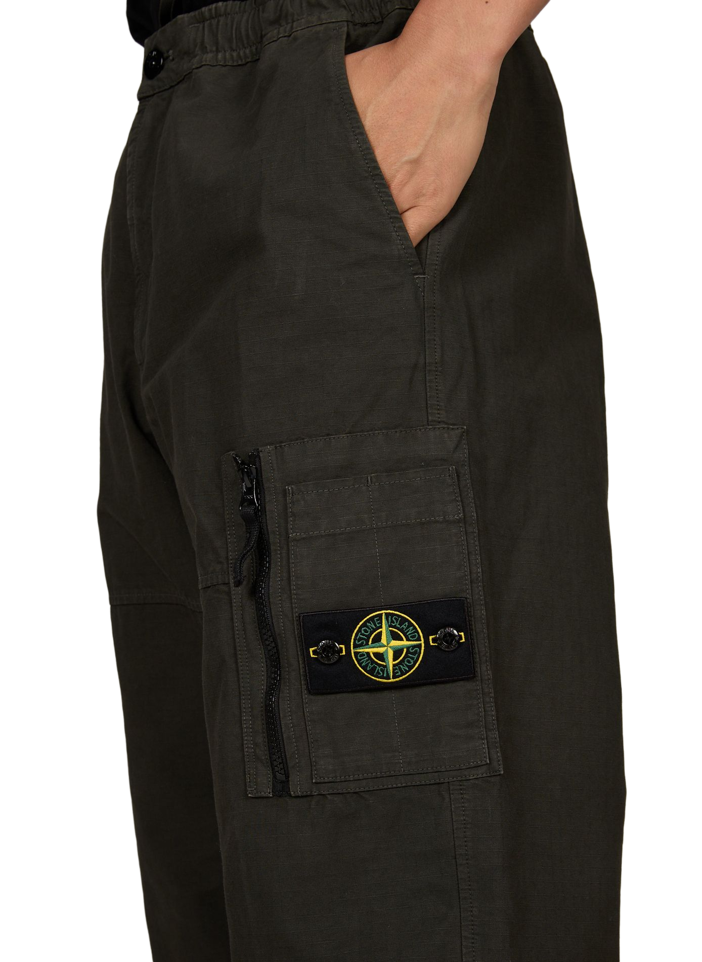 Pantalon droit STONE ISLAND Gris