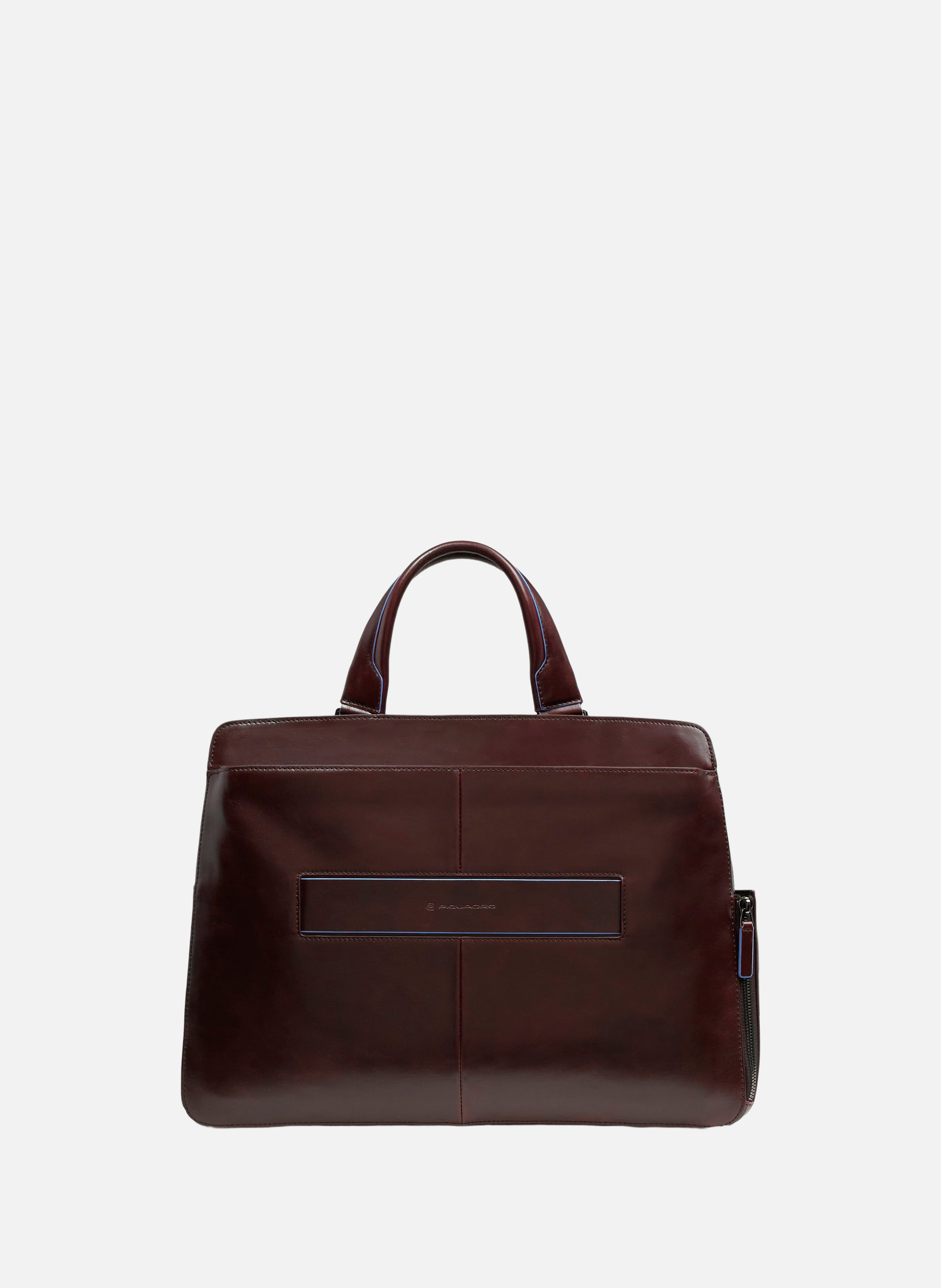 Sac d'ordinateur 15,6" personnalisable PIQUADRO Marron
