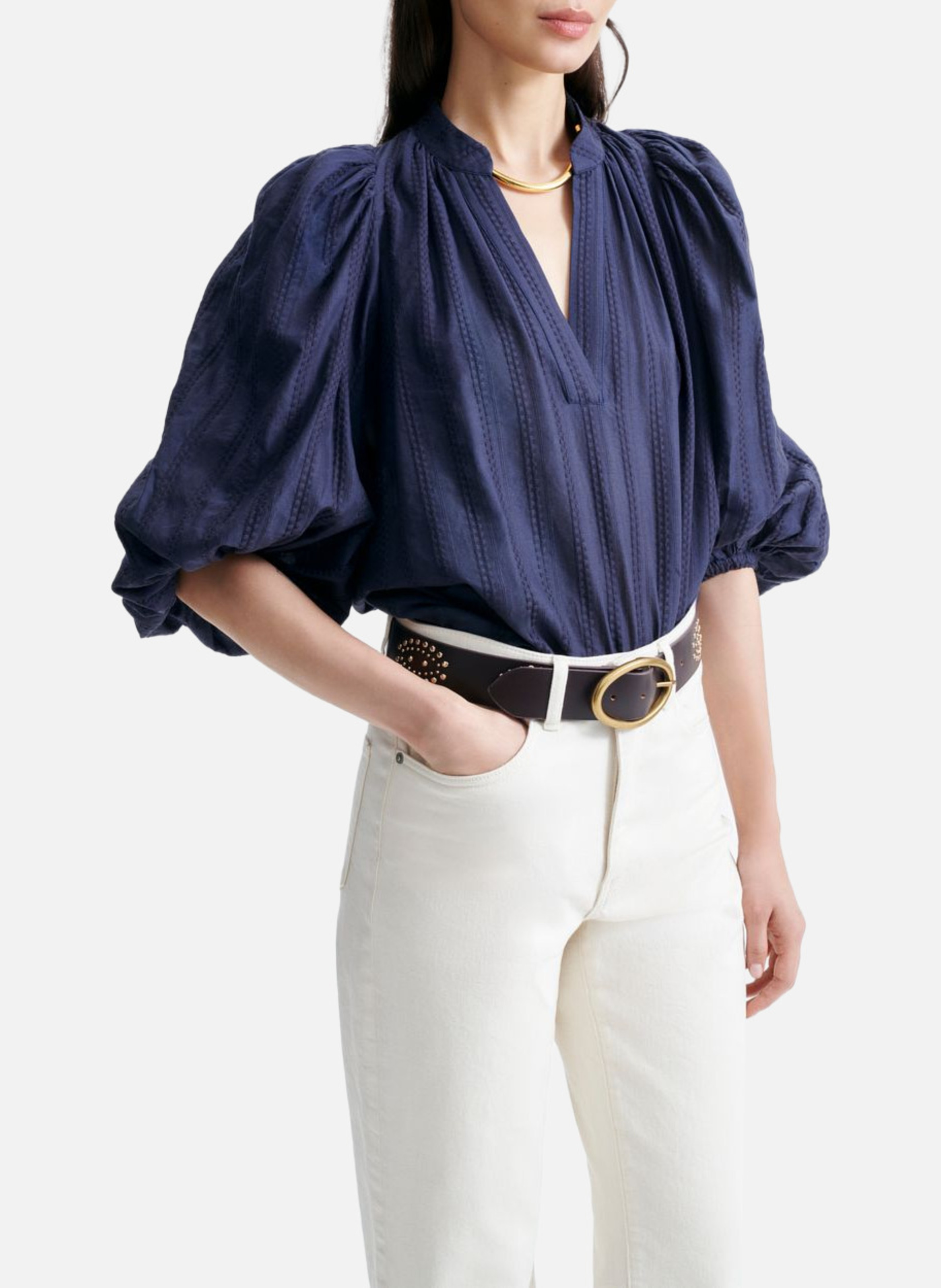Blouse bell VANESSA BRUNO Bleu