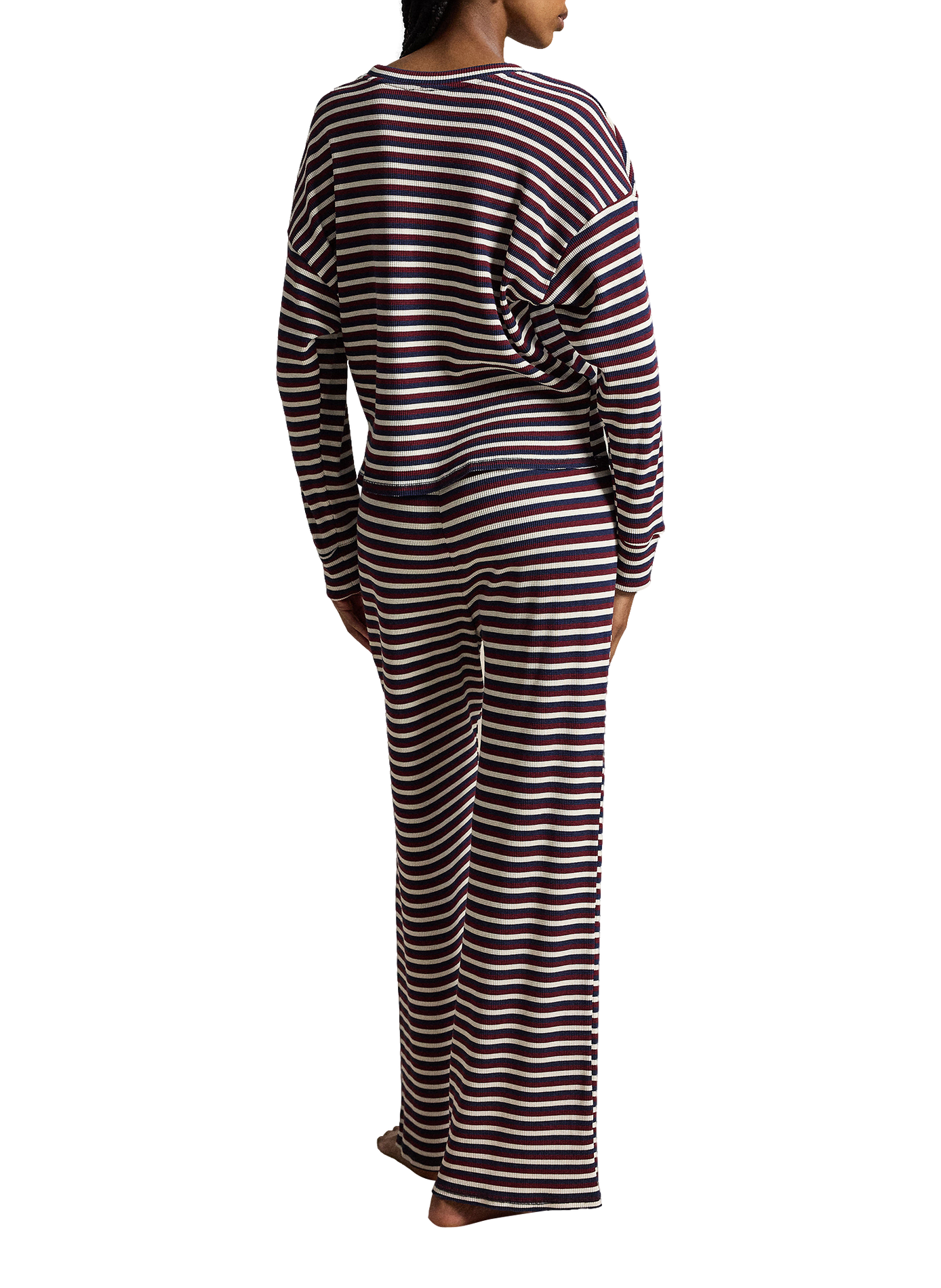 Ensemble de pyjama rayé en coton mélangé  POLO RALPH LAUREN Multicolore