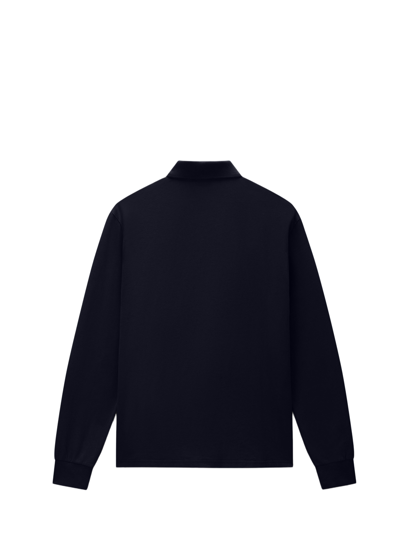 Plain long-sleeved polo shirt NAPAPIJRI Blue