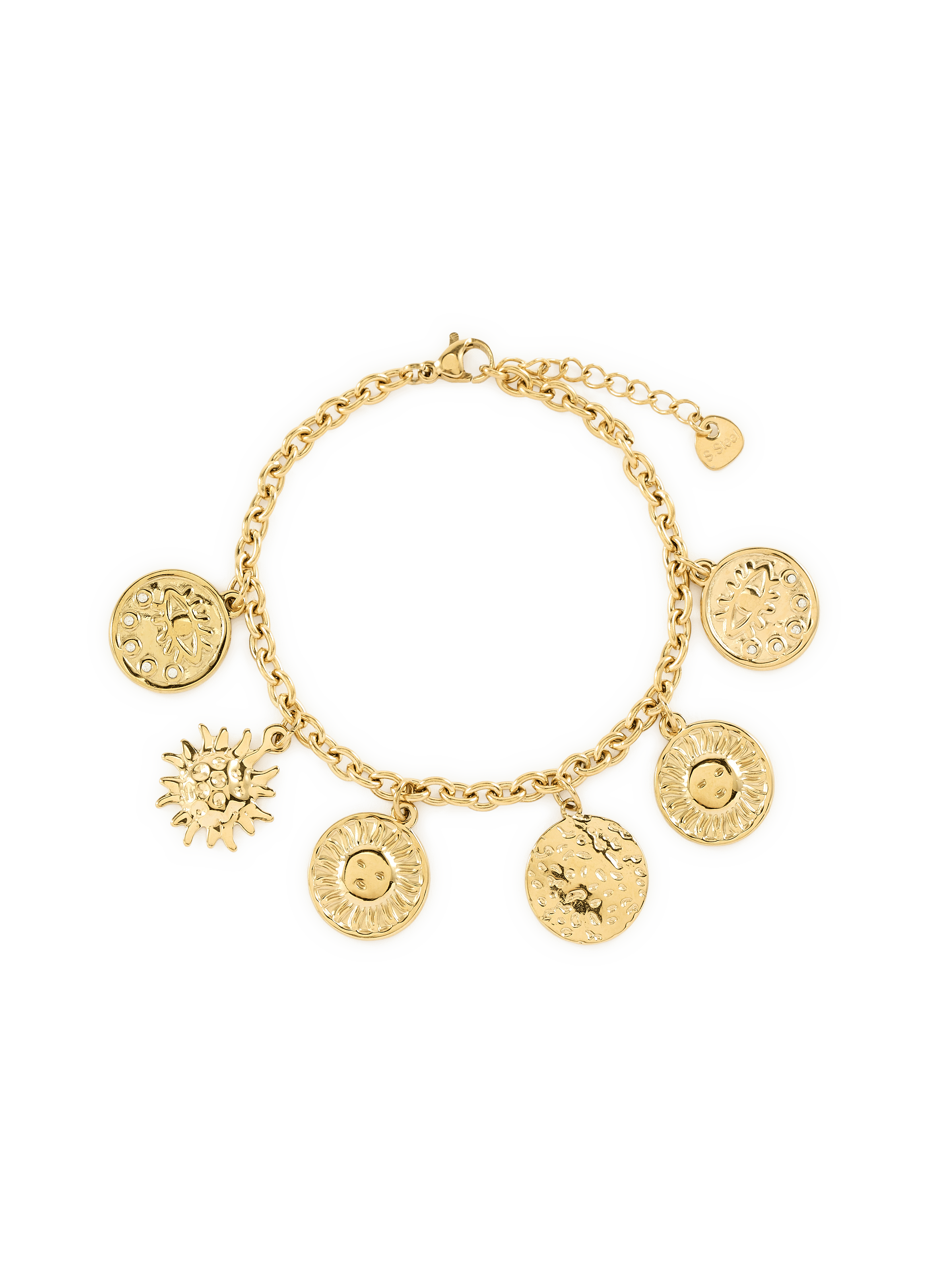Charm-Armband aus Stahl AU PRINTEMPS PARIS Golden