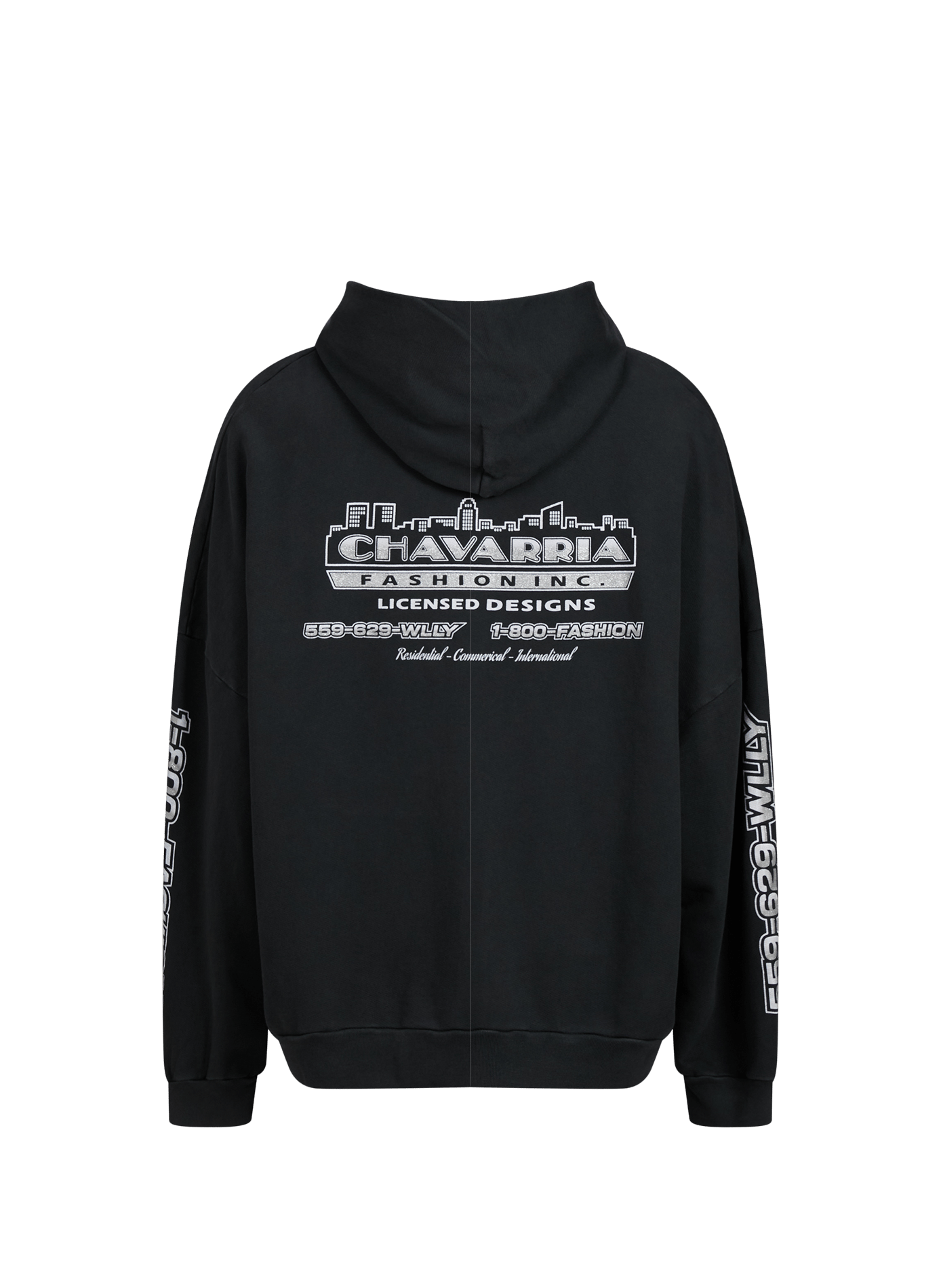 Oversized cotton sweatshirt WILLY CHAVARRIA Grey