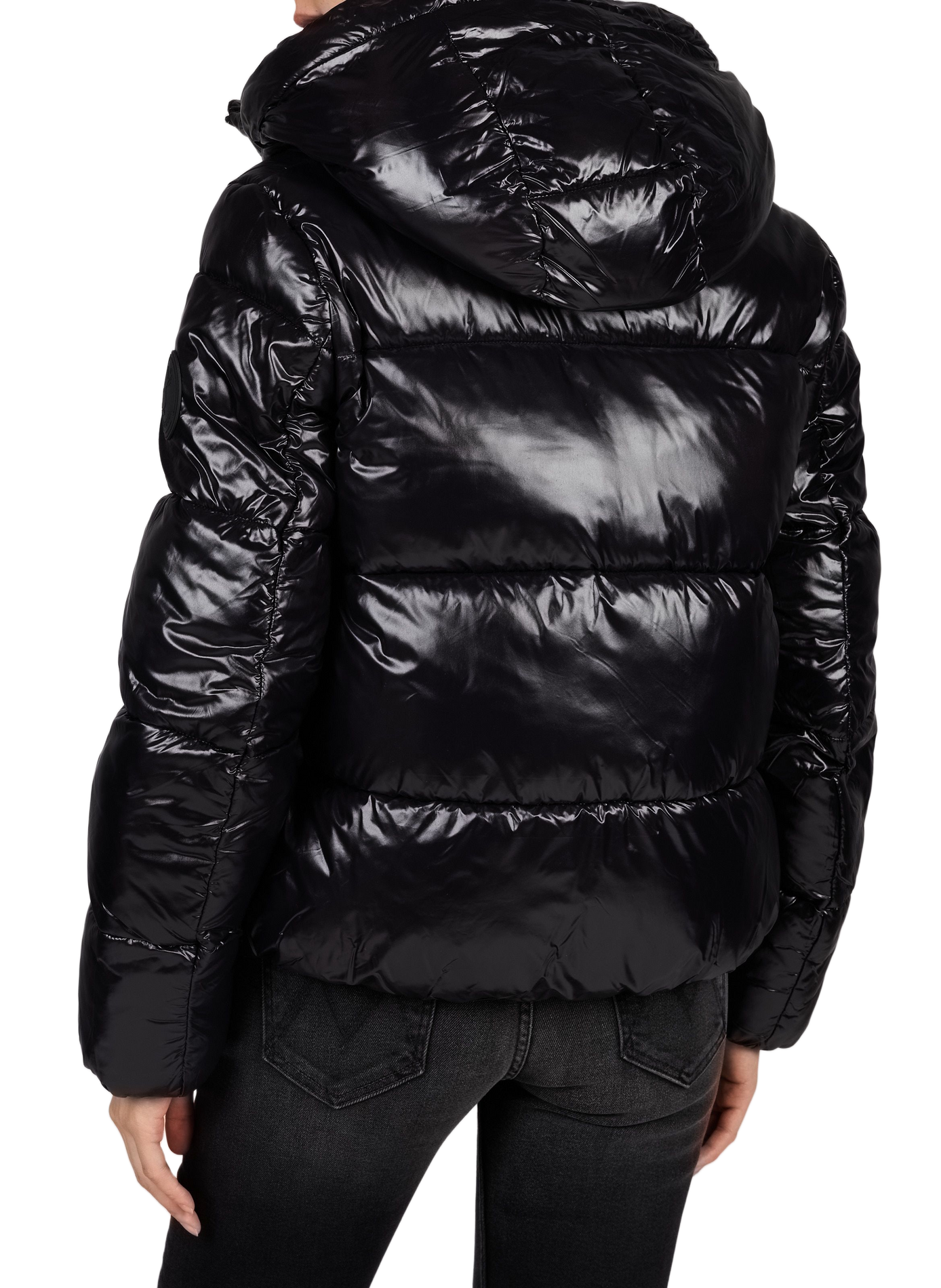 Quilted straight down jacket SAVE THE DUCK Black