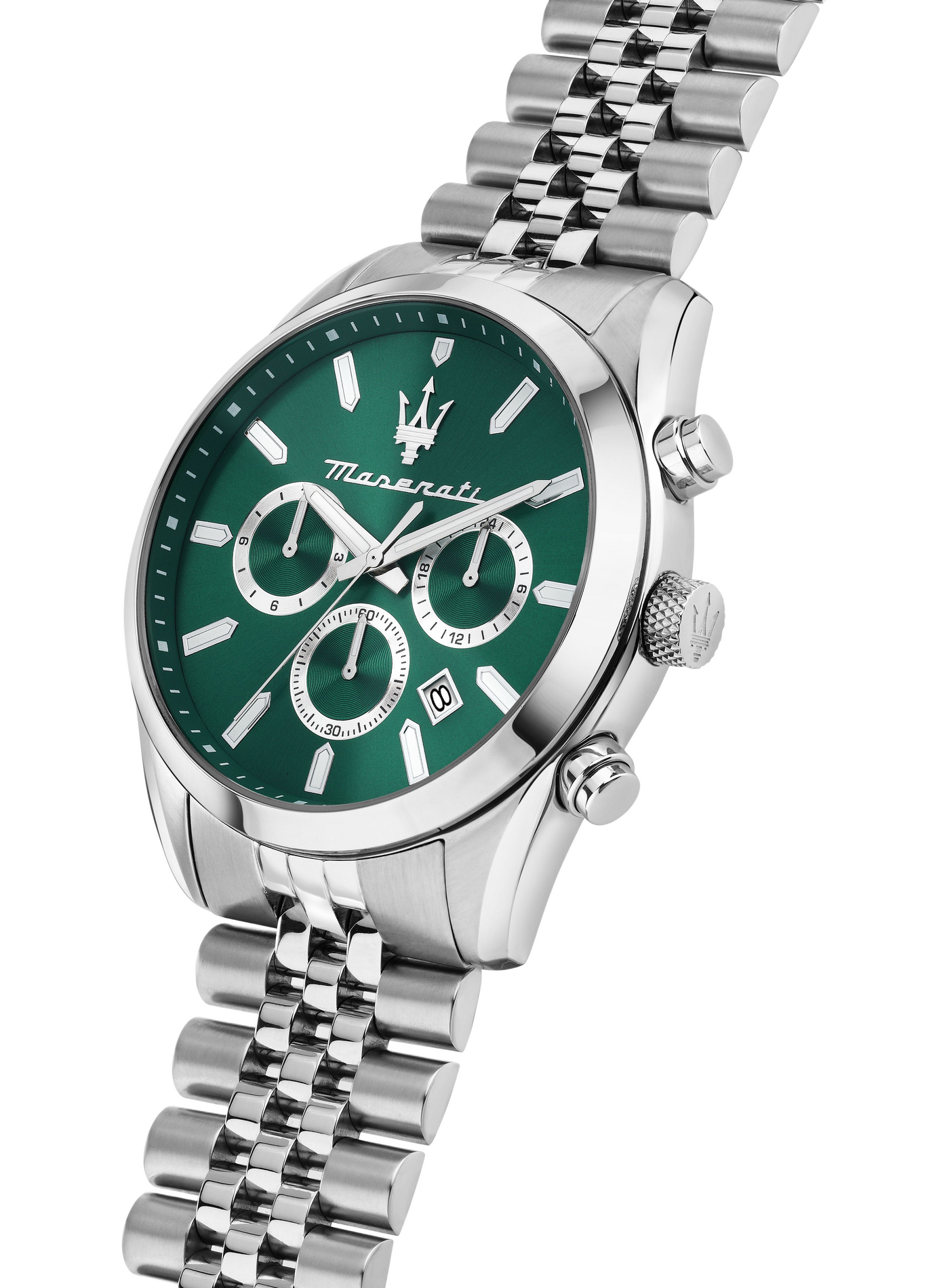 Montre quartz en acier inoxydable MASERATI Vert
