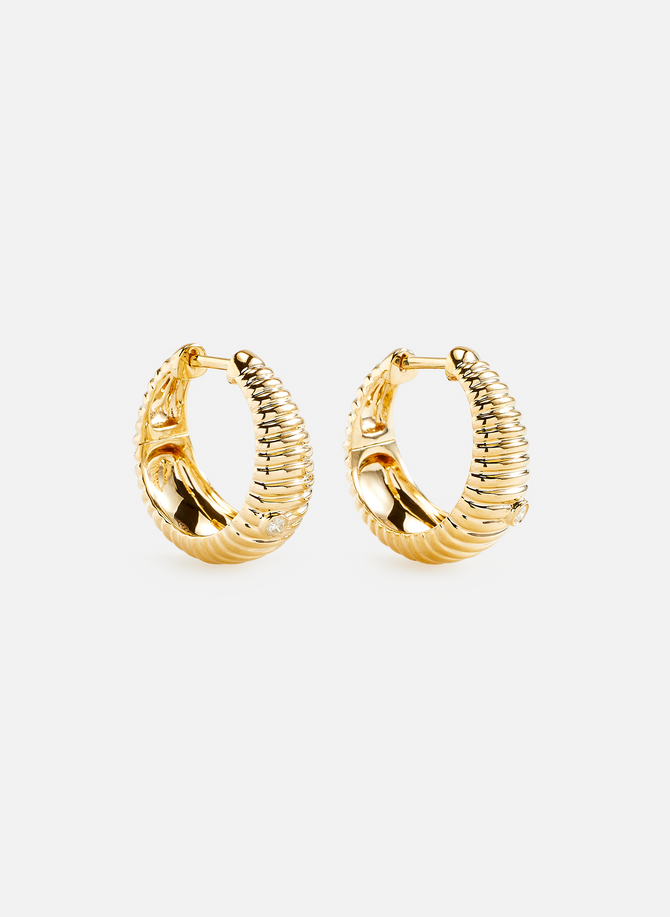 Berlingot gold earrings  YVONNE LÉON