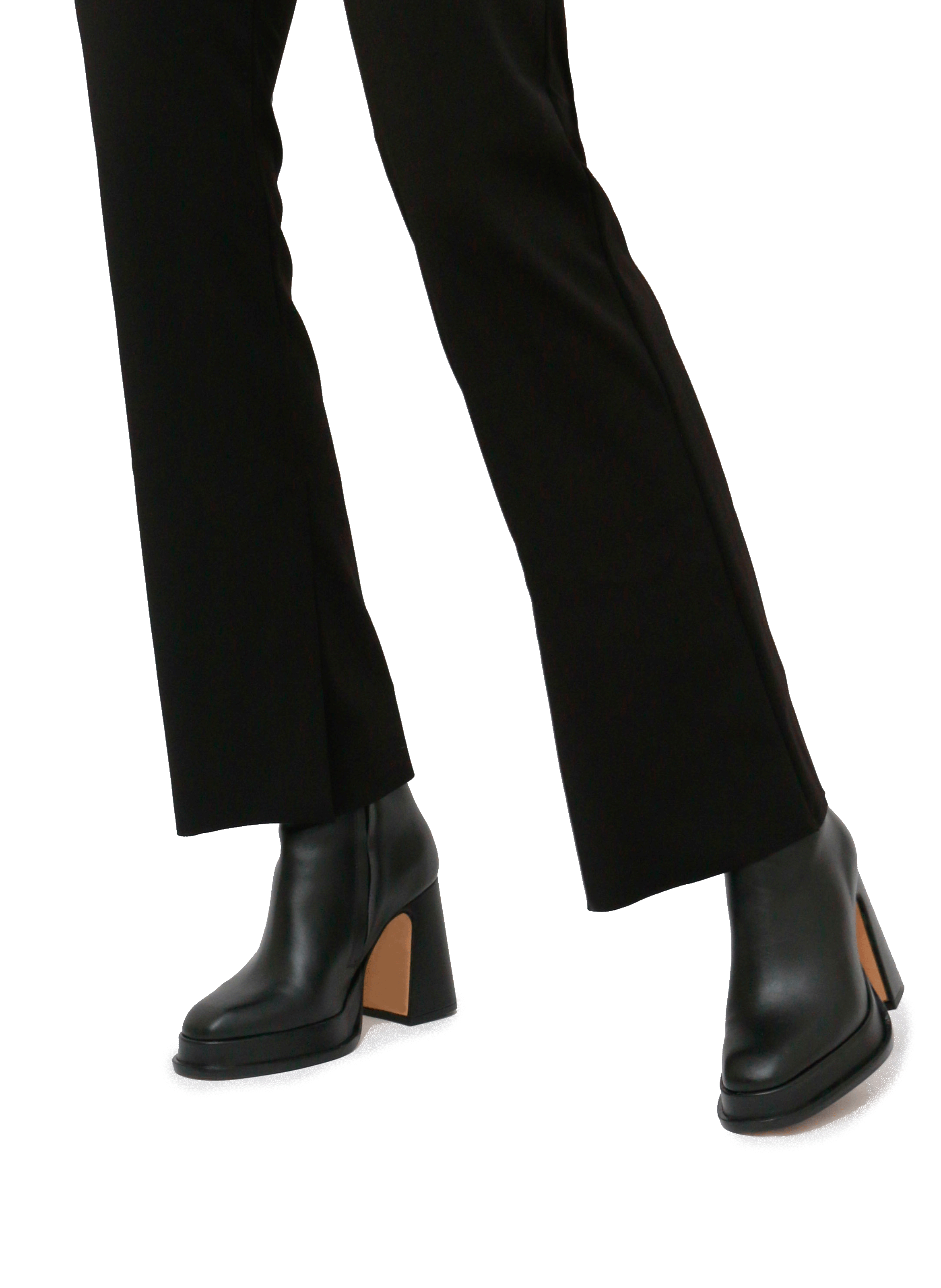 Bottines Chueca en cuir SOULIERS MARTINEZ Noir