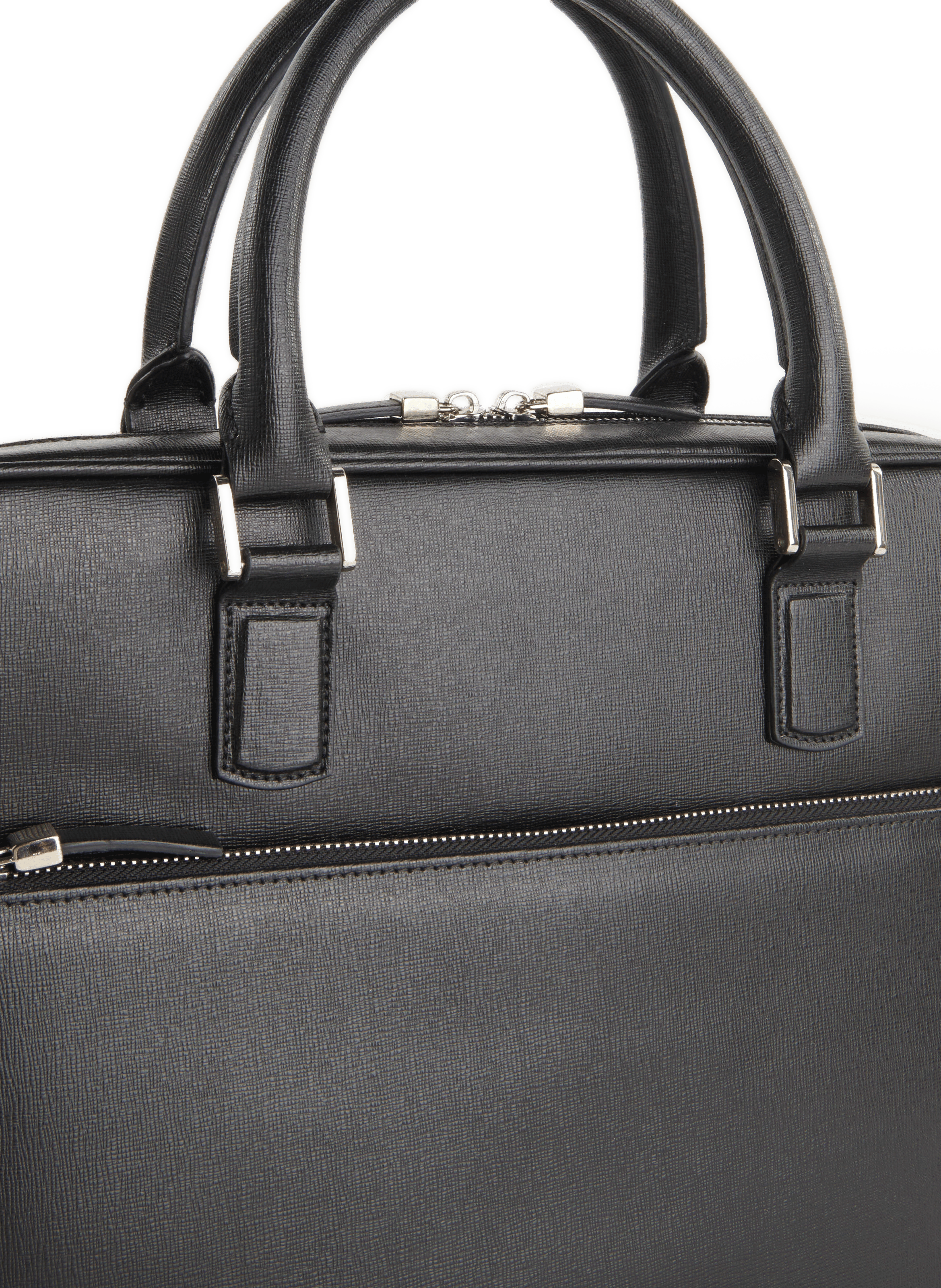 Leather briefcase  SAISON 1865 Black
