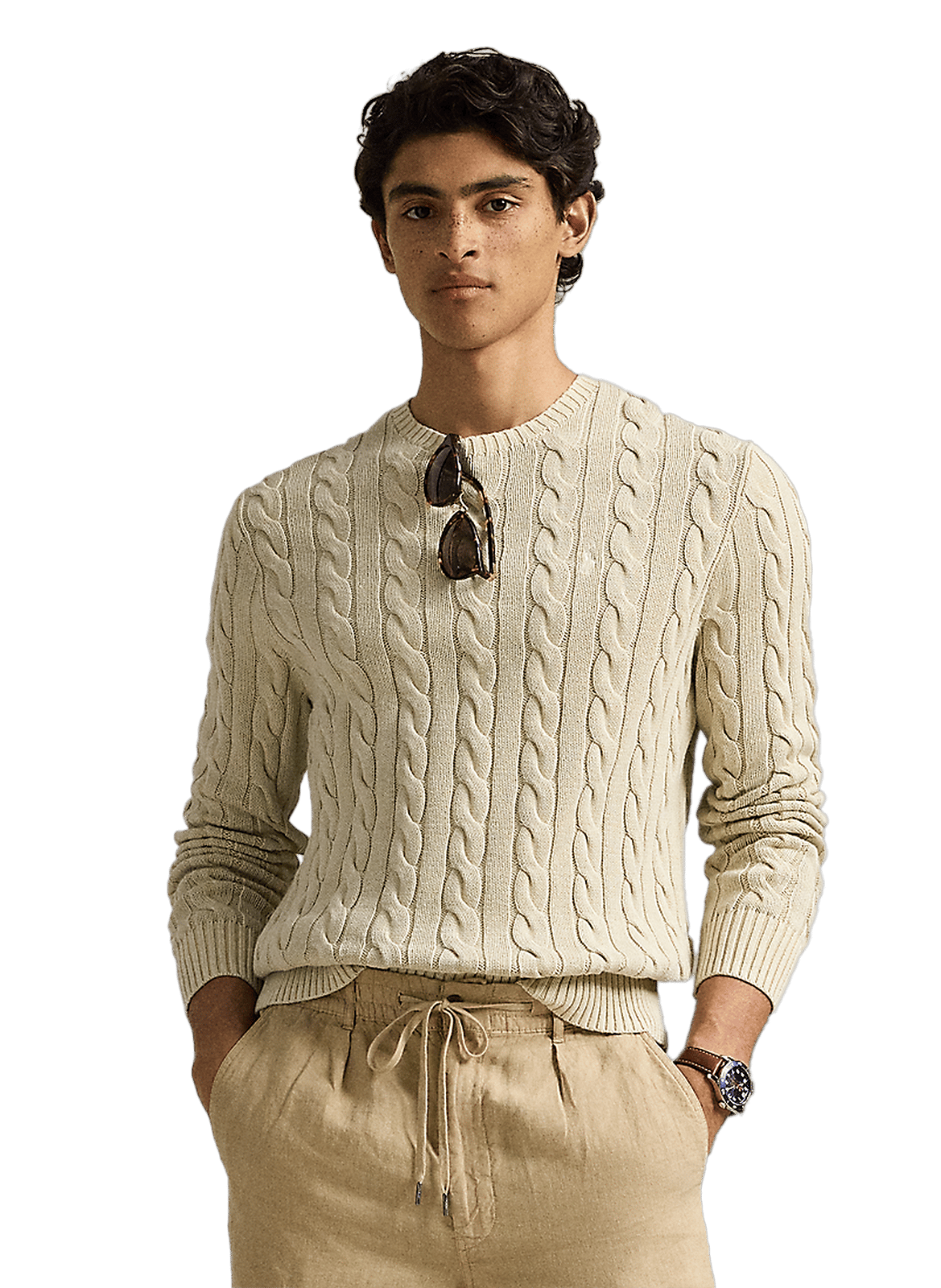 Cotton-blend jumper POLO RALPH LAUREN Beige